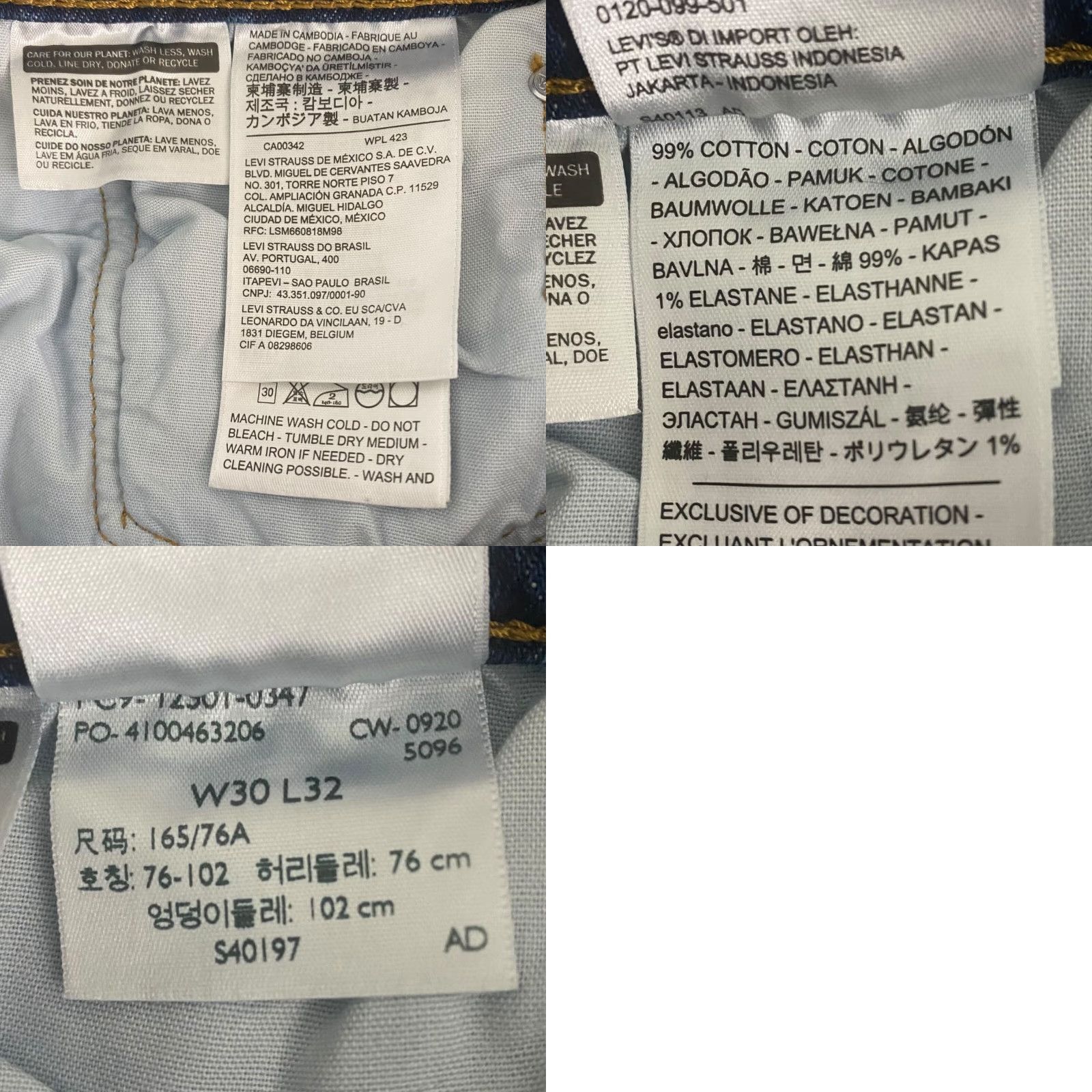 Levi's Levis 501 Button Fly Jean Shorts Womens Size 30 Blue Denim Medium Wash Raw Hem Size 30" / US 8 / IT 44 - 8 Thumbnail