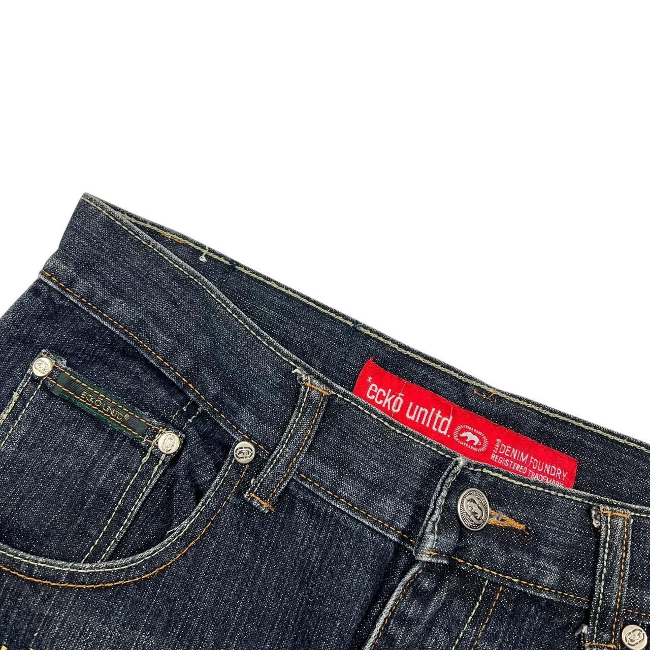 Ecko Unltd. Vintage Ecko Unltd Baggy Embroidered Jeans - Waist: 33” Size US 33 - 6 Thumbnail