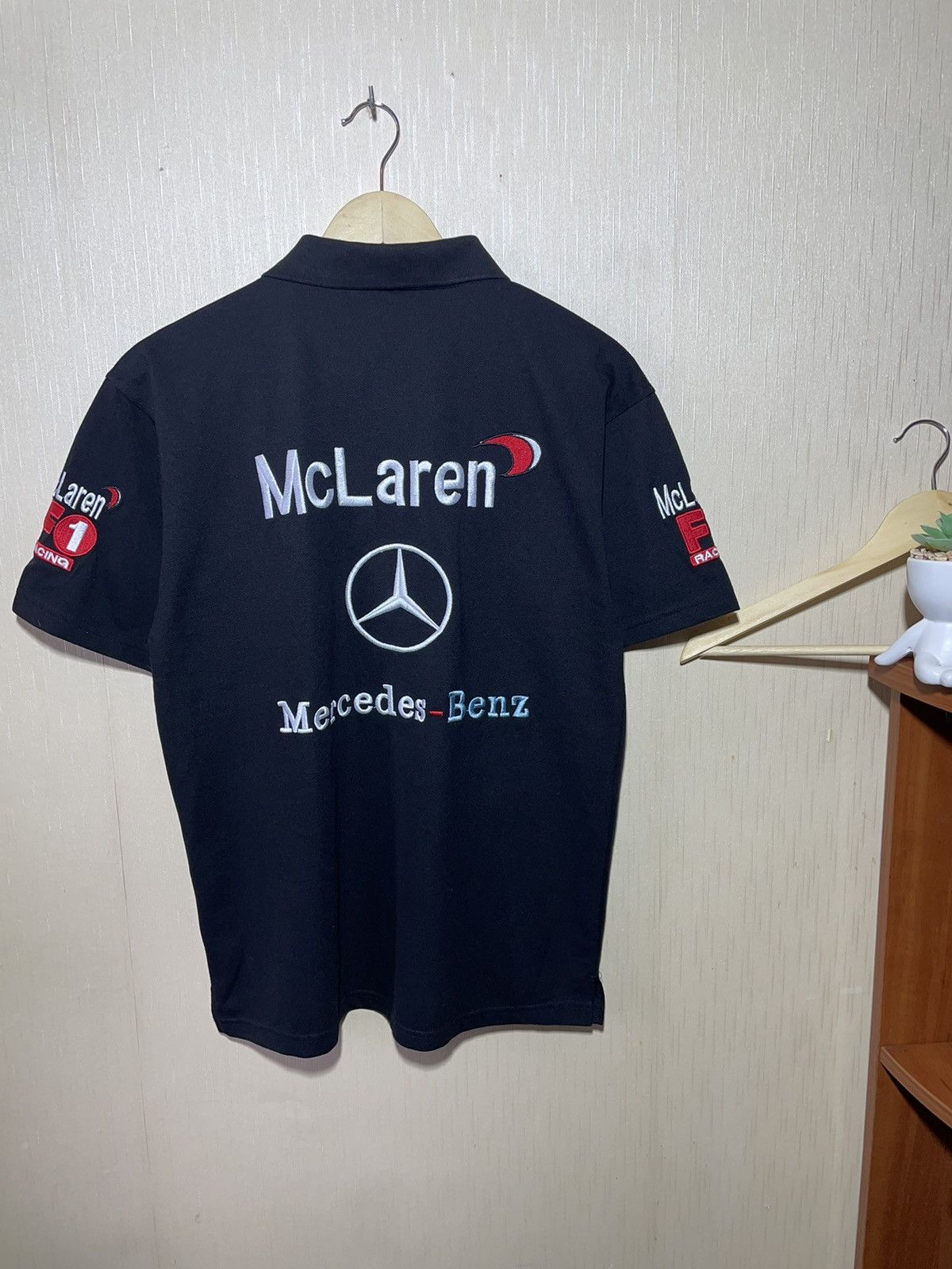 Mercedes-Benz × Vintage Mercedes Benz McLaren Mobil 1 vintage racing polos Size US M / EU 48-50 / 2 - 1 Thumbnail