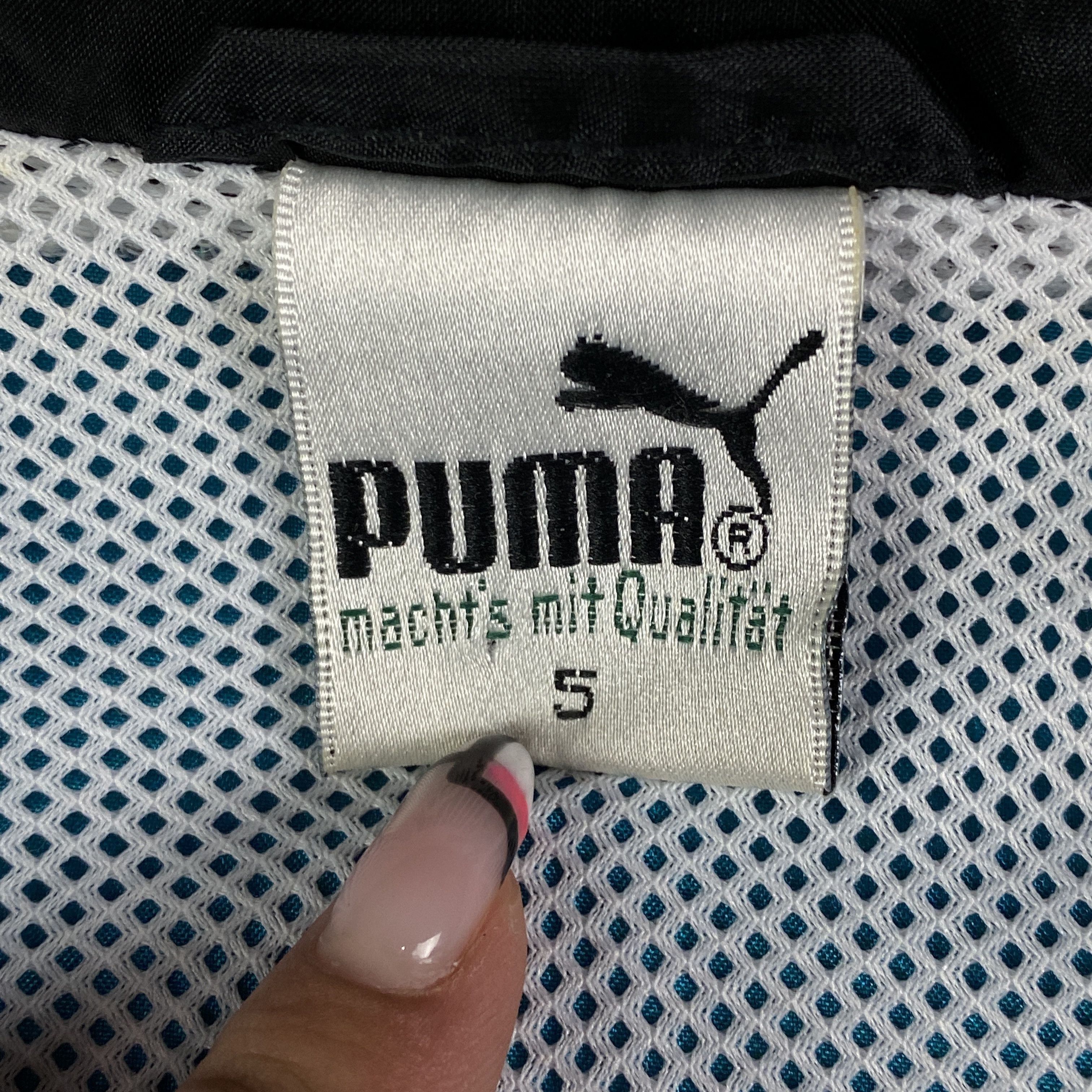 Puma × Vintage Mens Vintage Suit Track Top Puma Size 5 M/L Polyamide Size US 34 / EU 50 - 6 Thumbnail