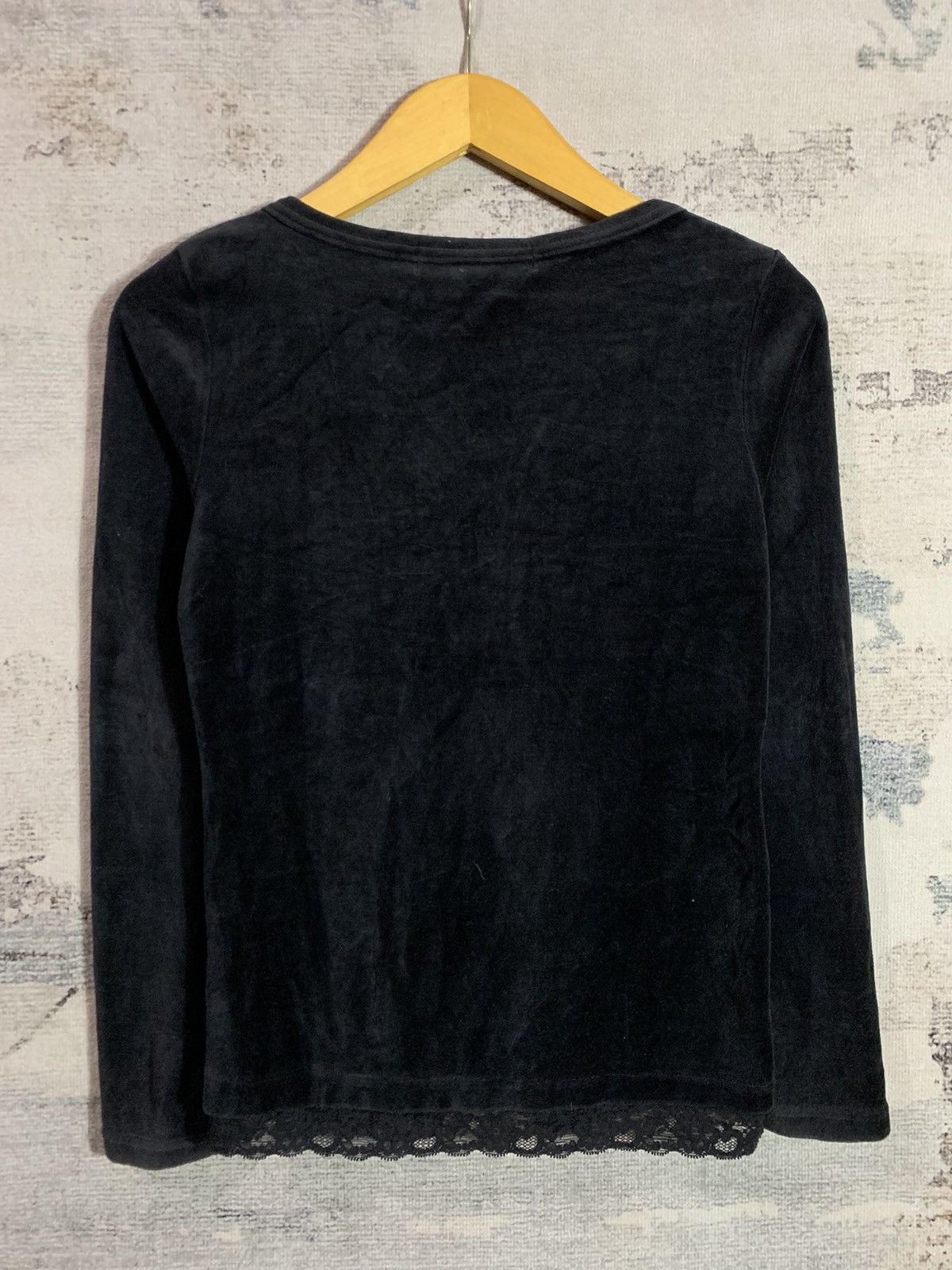 Beauty Beast × Hysteric Glamour × Japanese Brand Japanese Undefined Velvet Poem Long Sleeve Size US S / EU 44-46 / 1 - 2 Thumbnail