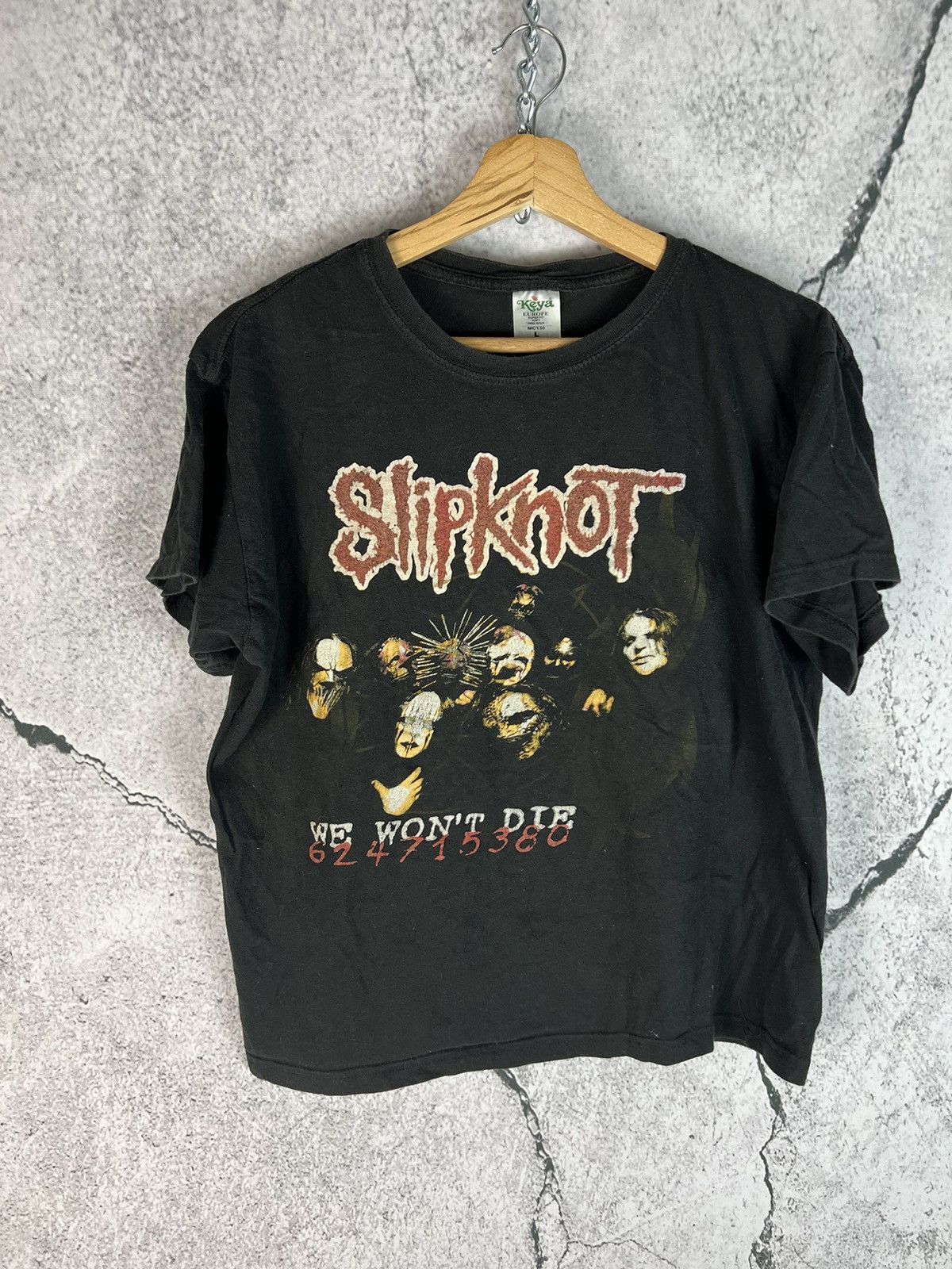 Maglietta Slipknot Immagine Band - T-Shirt Uomo In Cotone Nero (Taglia Medium) - 4