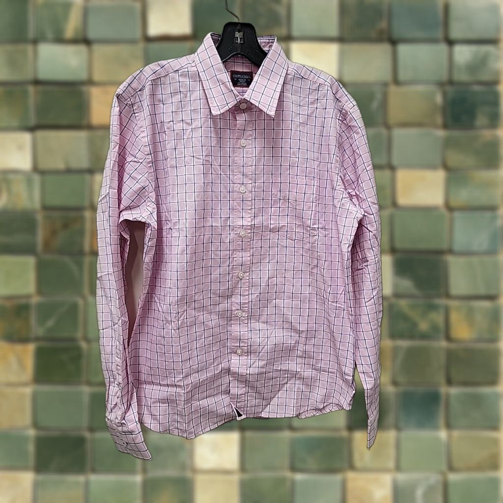UNTUCKit UNTUCKit Shirt Mens M Pink Long Sleeve Button-Up Shirt Size US M / EU 48-50 / 2 - 1 Thumbnail
