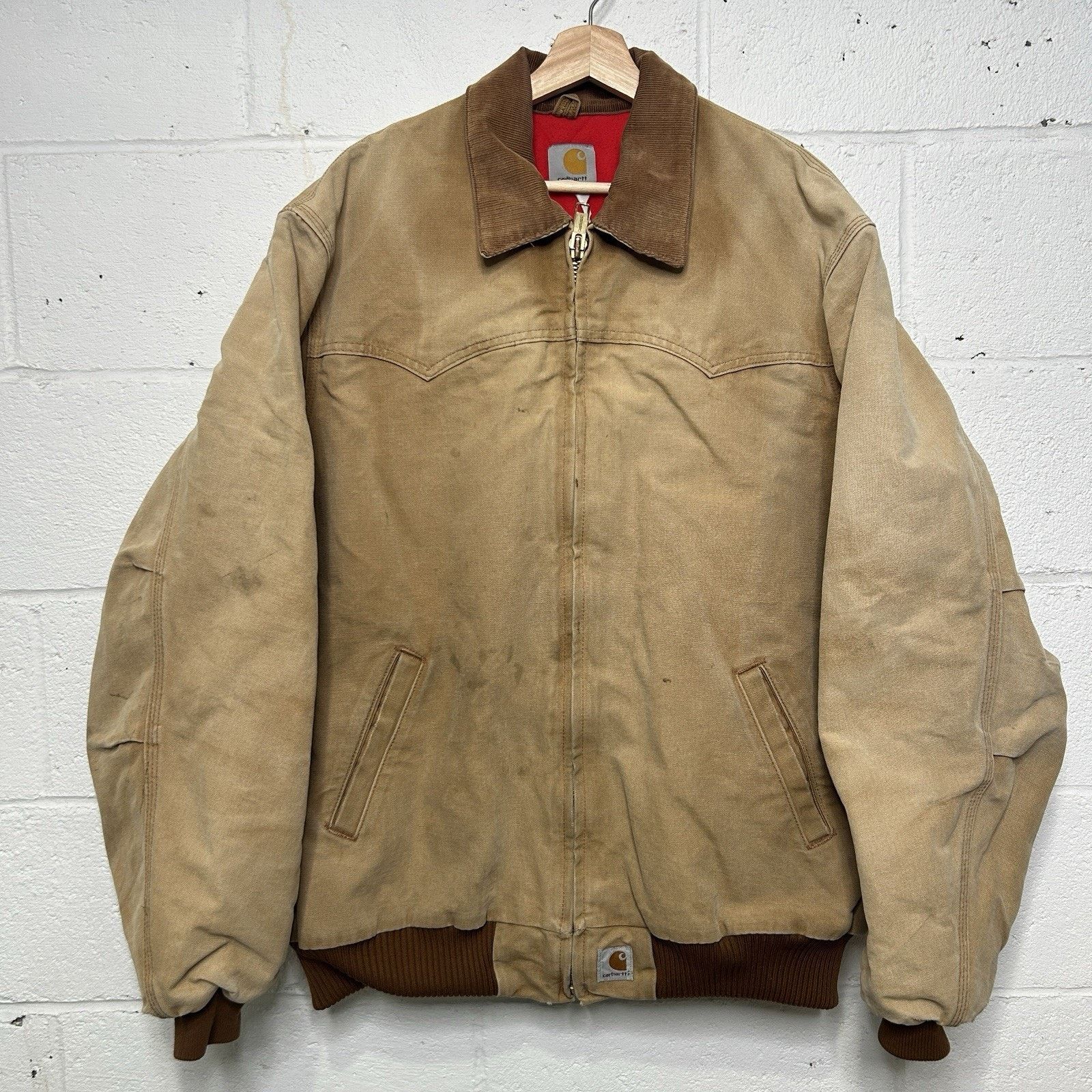Carhartt Vintage Carhartt Quilted Santa Fe Jacket “Brown” J13 BRN Size US XL / EU 56 / 4 - 1 Thumbnail