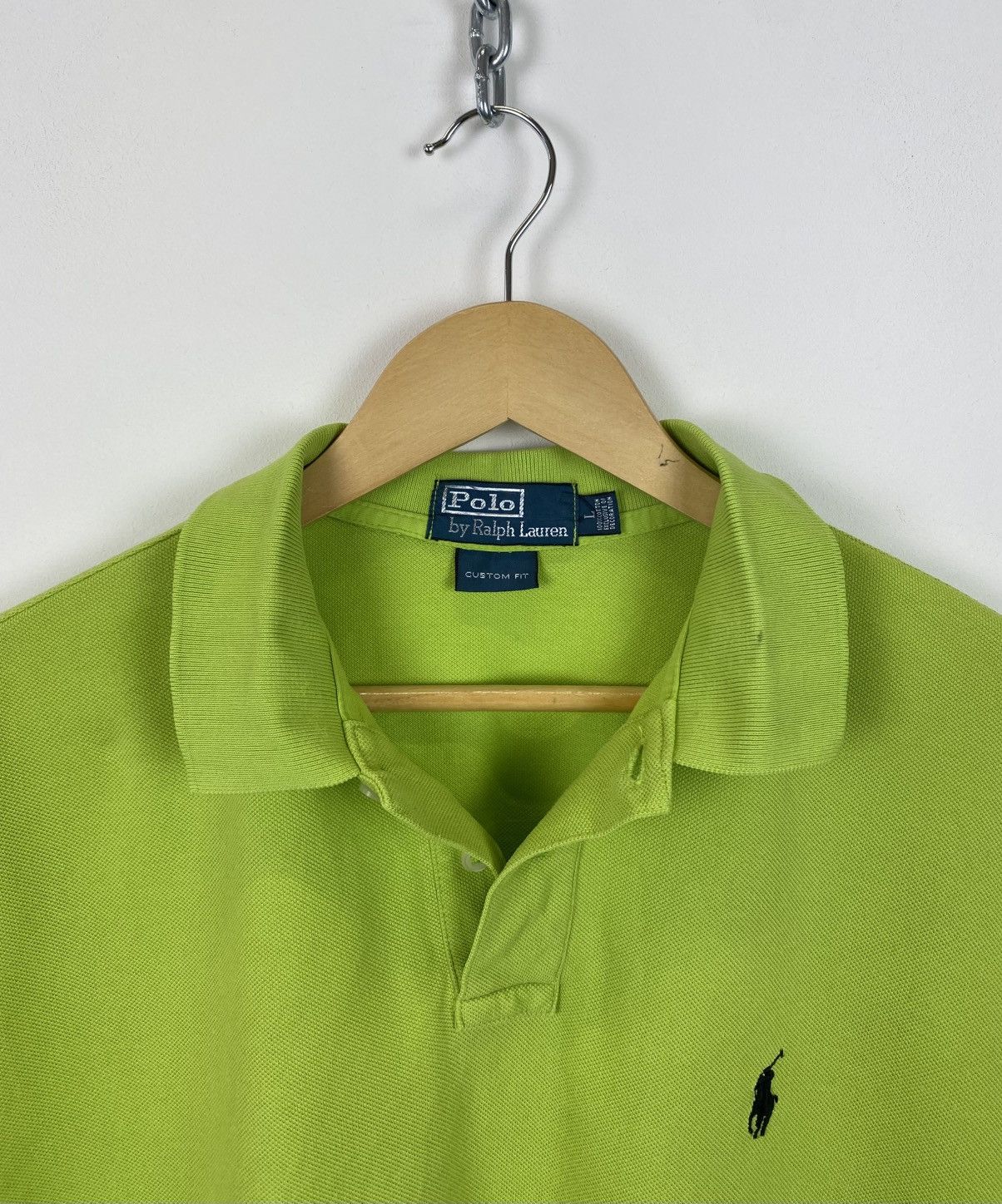 Polo Ralph Lauren Vintage Polo Ralph Lauren Polo Buttons Shirt Custom Fit Men Size US L / EU 52-54 / 3 - 4 Thumbnail