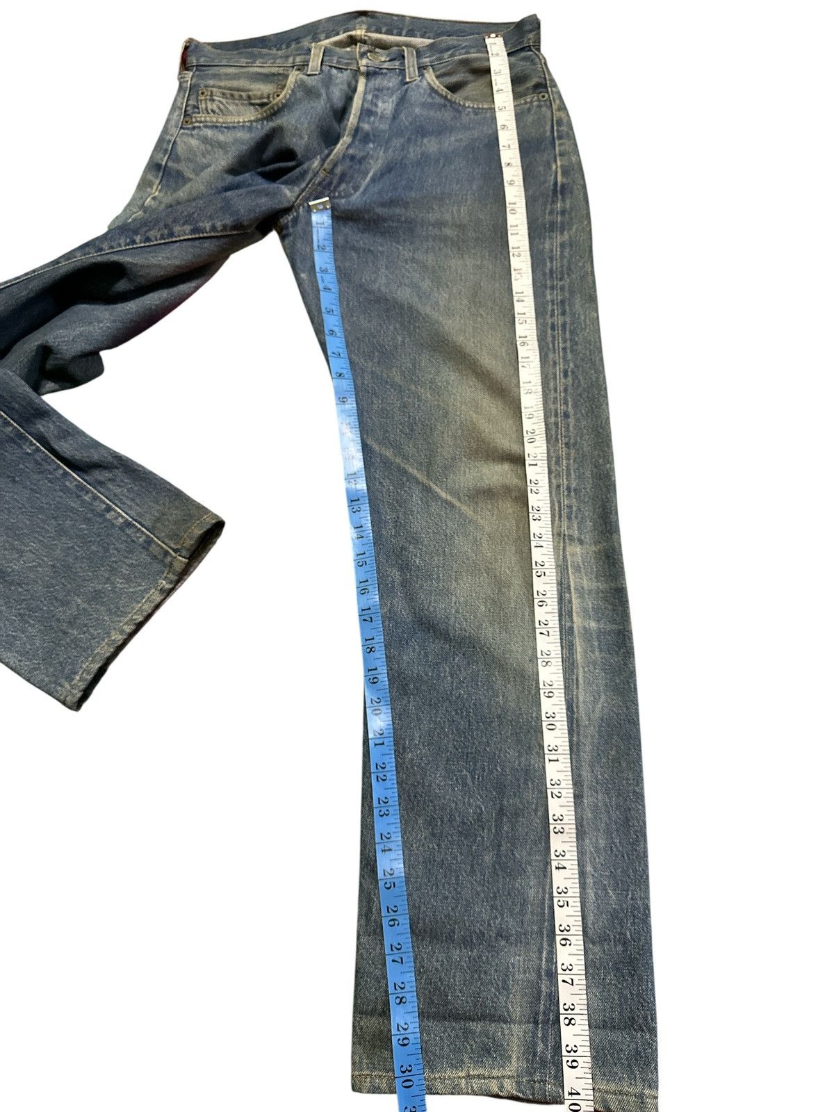 Levi's Vintage 501 Levis Redline Selvedge 32x40.5 Size US 32 / EU 48 - 4 Thumbnail