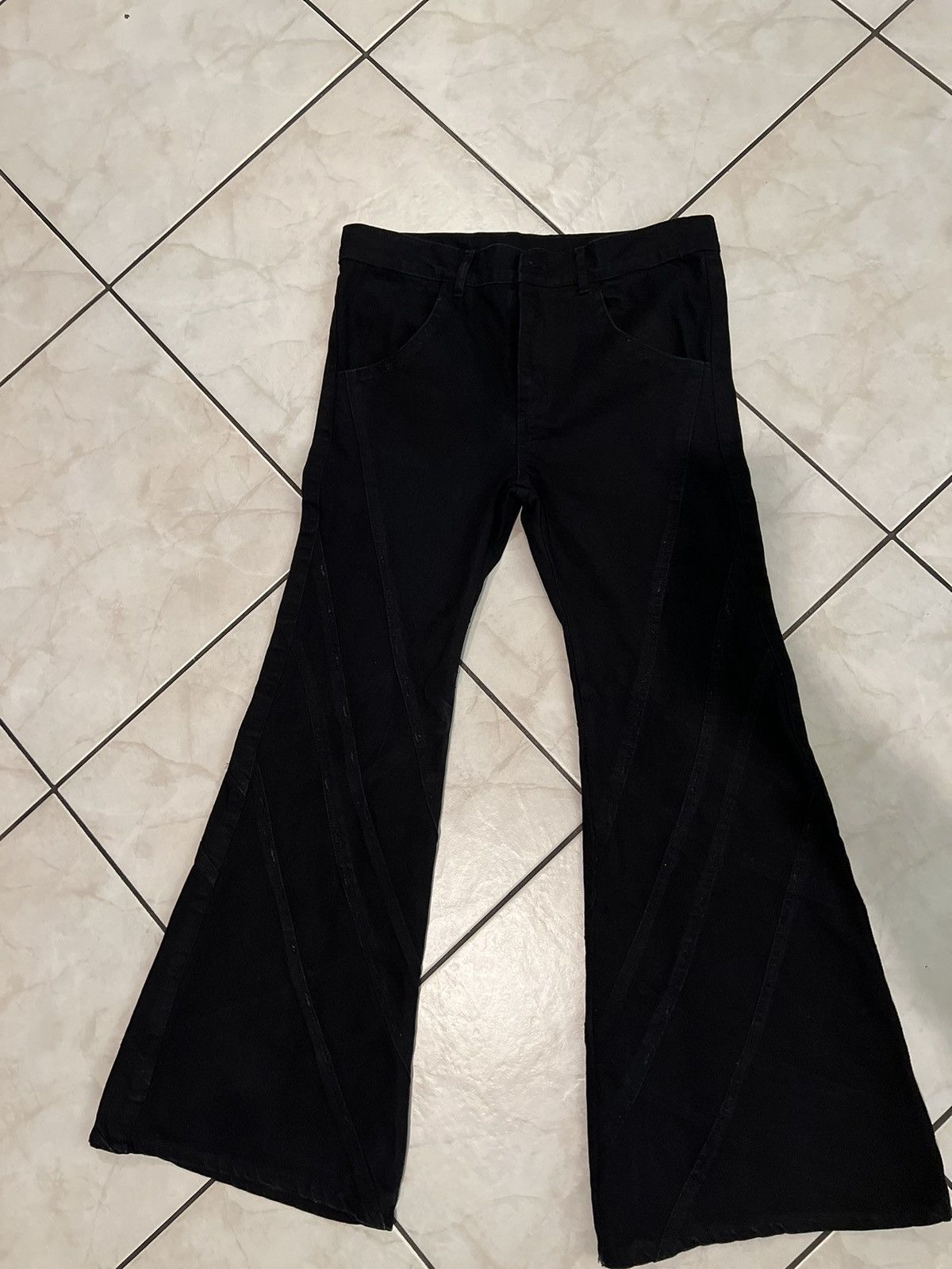 Other EauxClaire Black “Spiral” Flared Denim Size US 32 / EU 48 - 1 Thumbnail