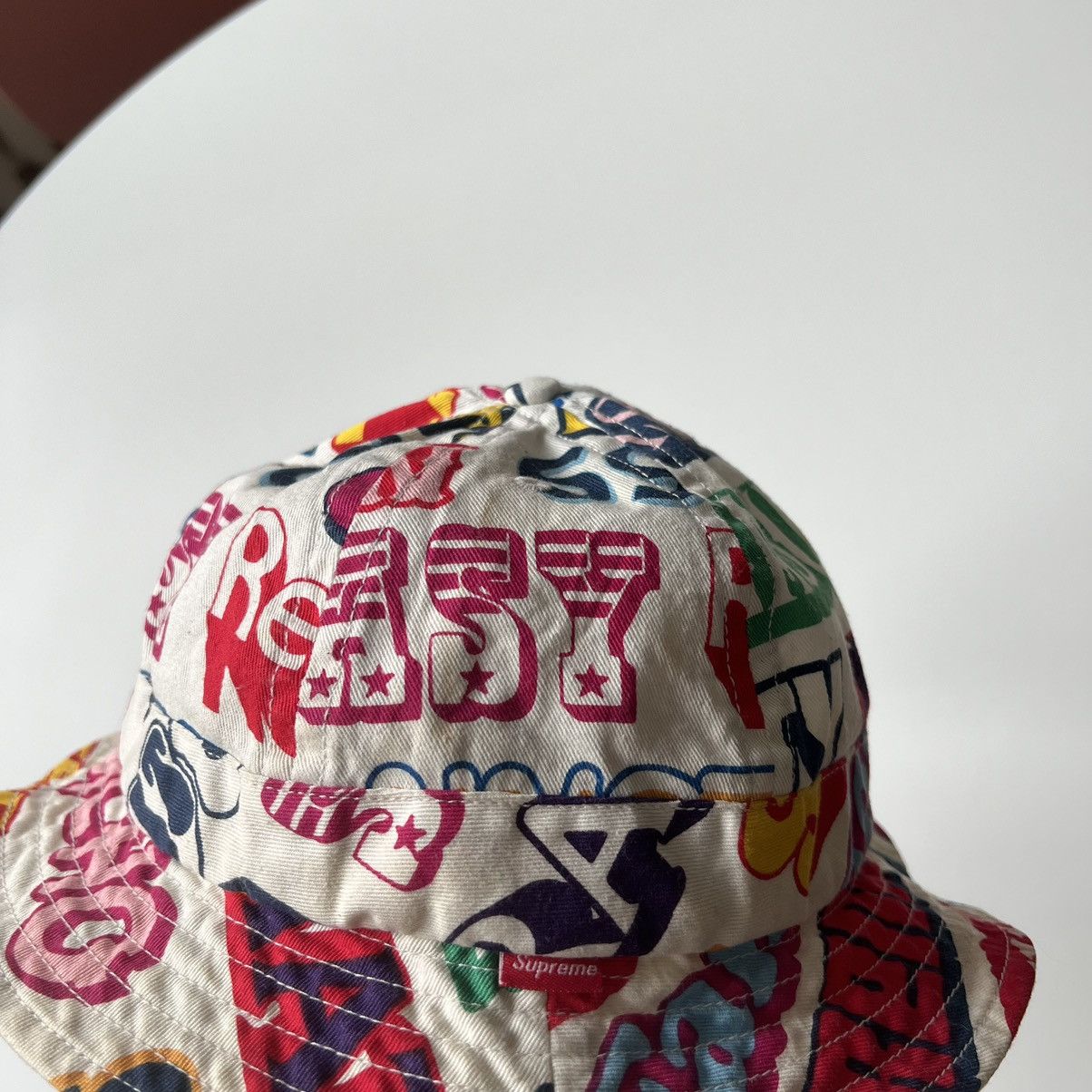 Hysteric Glamour × Supreme Supreme Hysteric Glamour Text Bell Hat Bucket Crusher White Size ONE SIZE - 6 Thumbnail