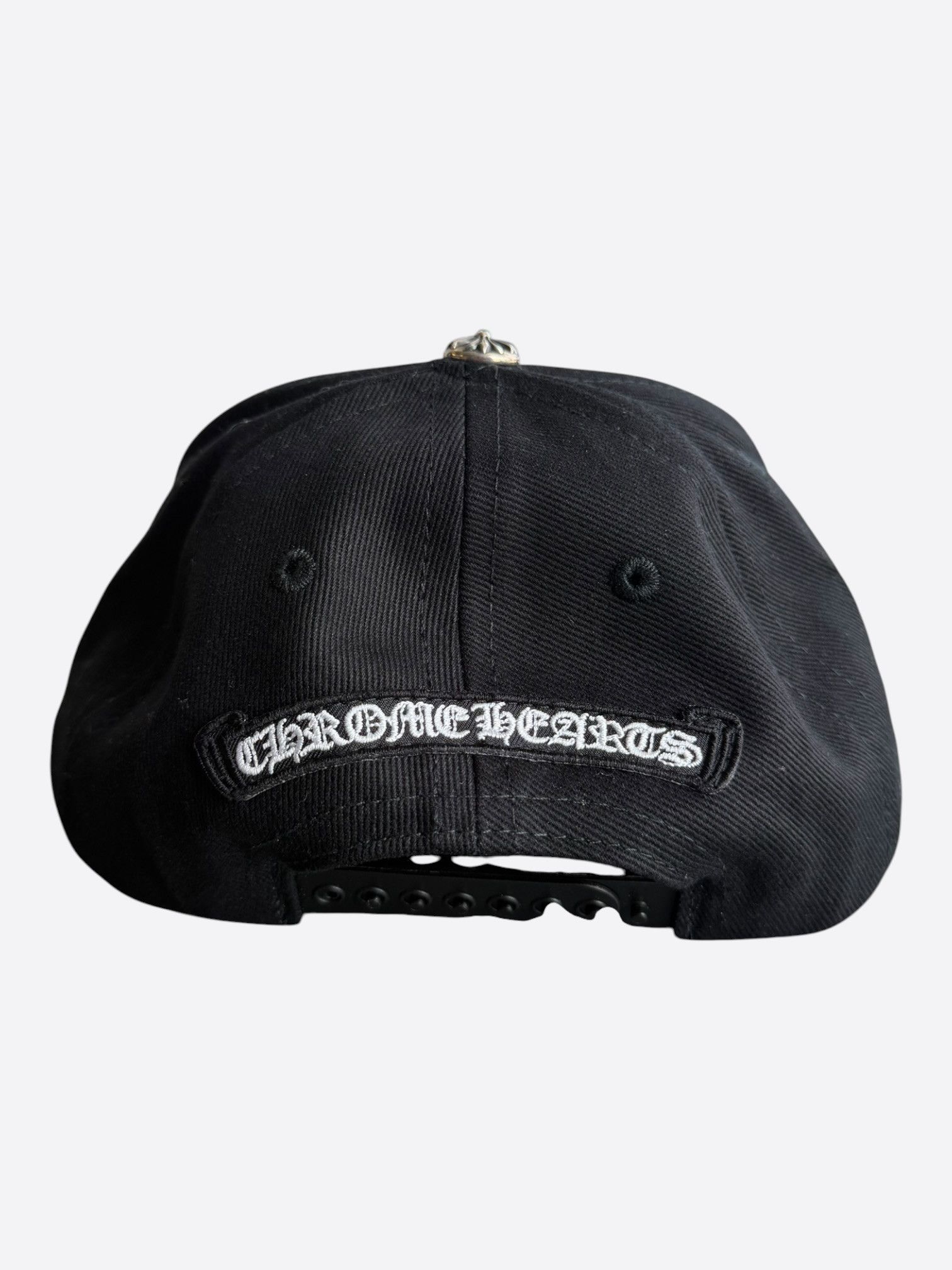 Chrome Hearts Chrome Hearts Black & White Vertical Logo Hat Size ONE SIZE - 3 Thumbnail