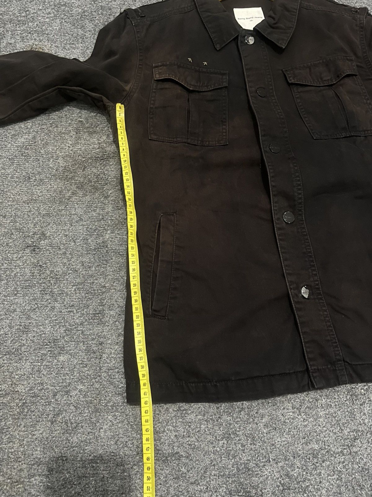 Japanese Brand × Vintage VINTAGE Y2K ARCHIVE BANGBANG DENIM JACKET BROWN Size US M / EU 48-50 / 2 - 11 Thumbnail