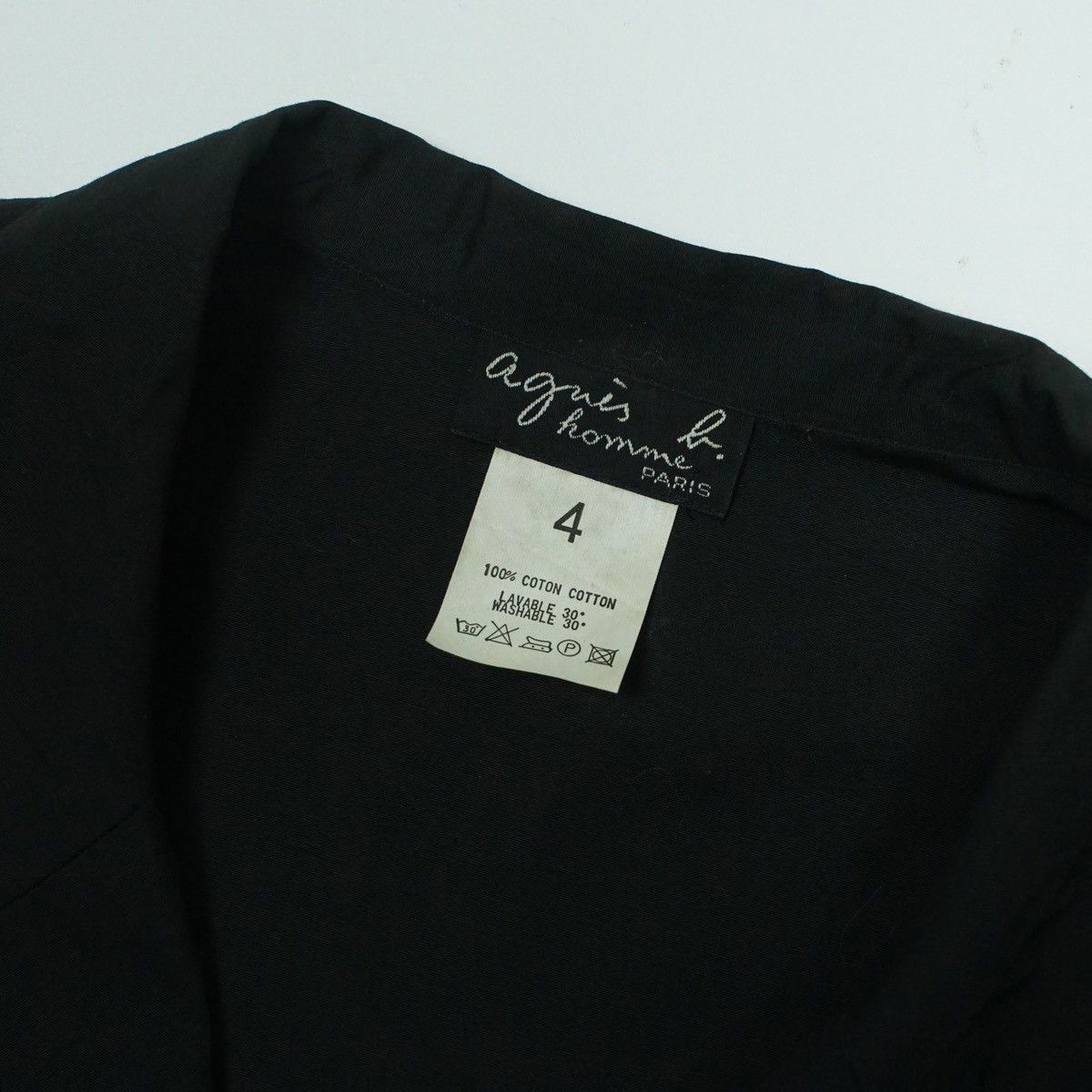 agnes b. *NoTariff Agnes B Open Collar LS Shirt Size US M / EU 48-50 / 2 - 3 Thumbnail