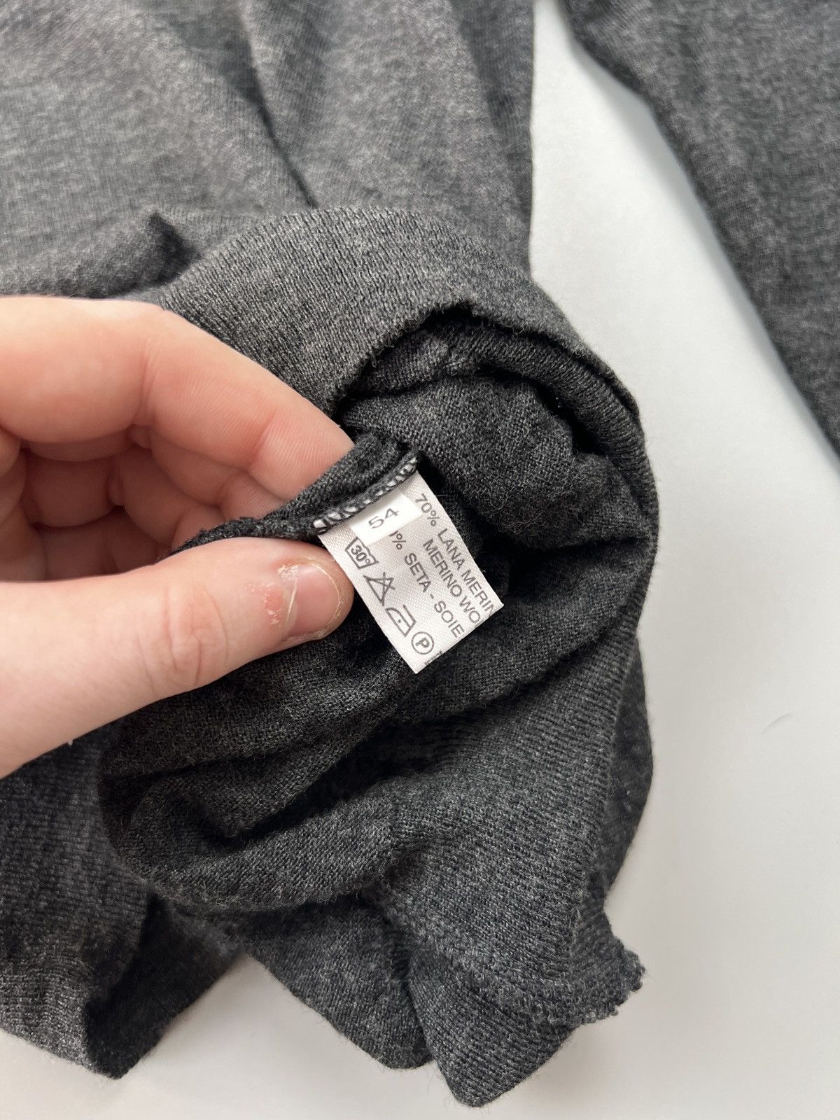 Other Falconeri Merino Wool Silk V Neck Sweater (Y0515) Size US L / EU 52-54 / 3 - 5 Thumbnail