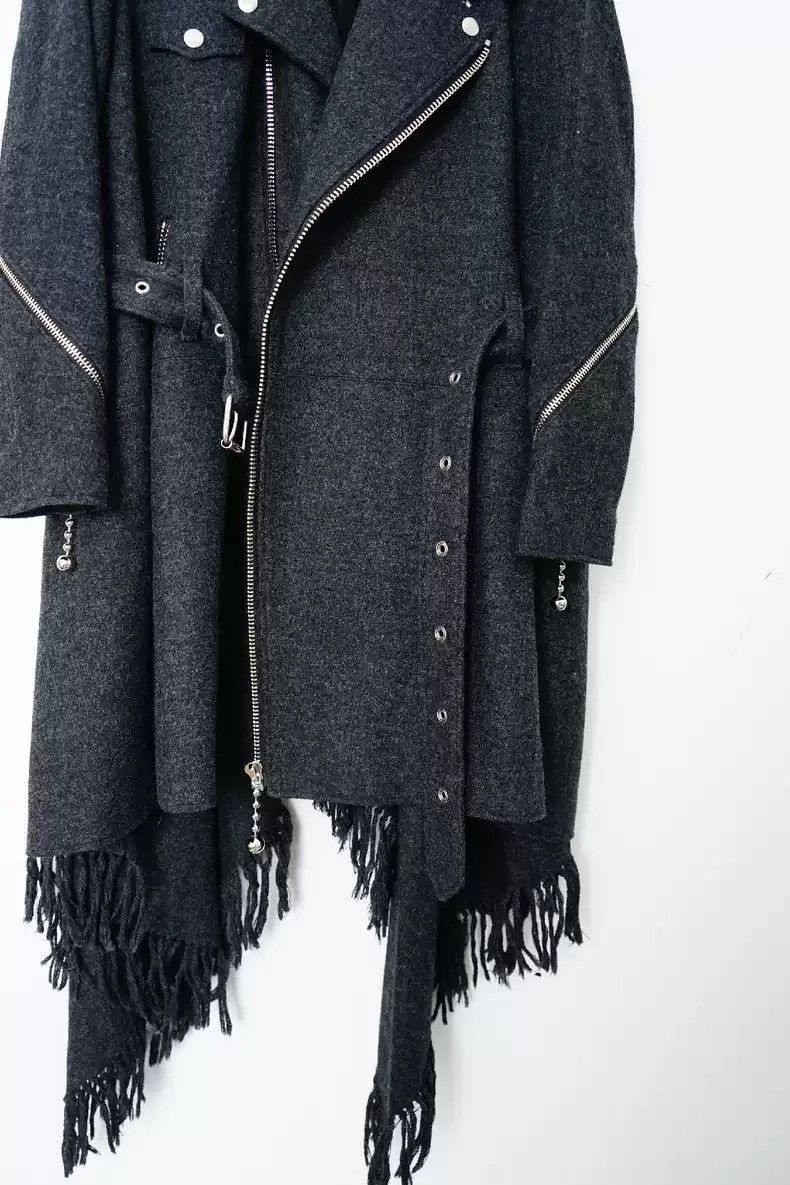 Undercover undercover Autumn/Winter Fringe Wool coat Size US S / EU 44-46 / 1 - 3 Thumbnail