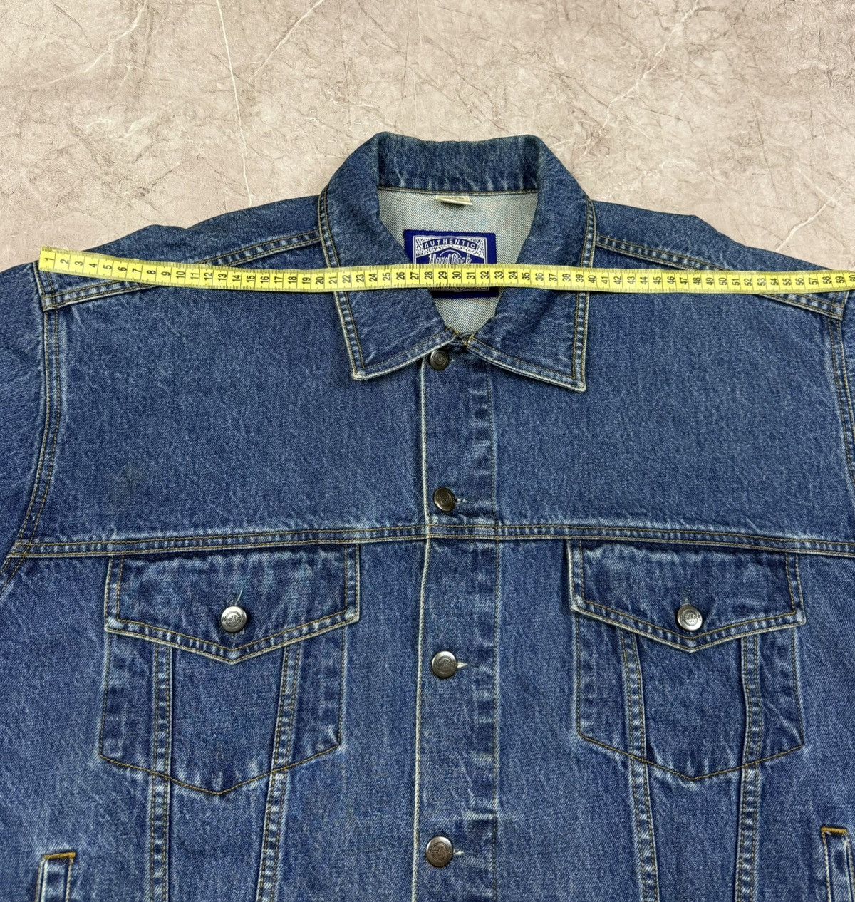 Hard Rock Cafe Vintage Hard Rock Cafe Jeans Jacket Size US XL / EU 56 / 4 - 12 Thumbnail