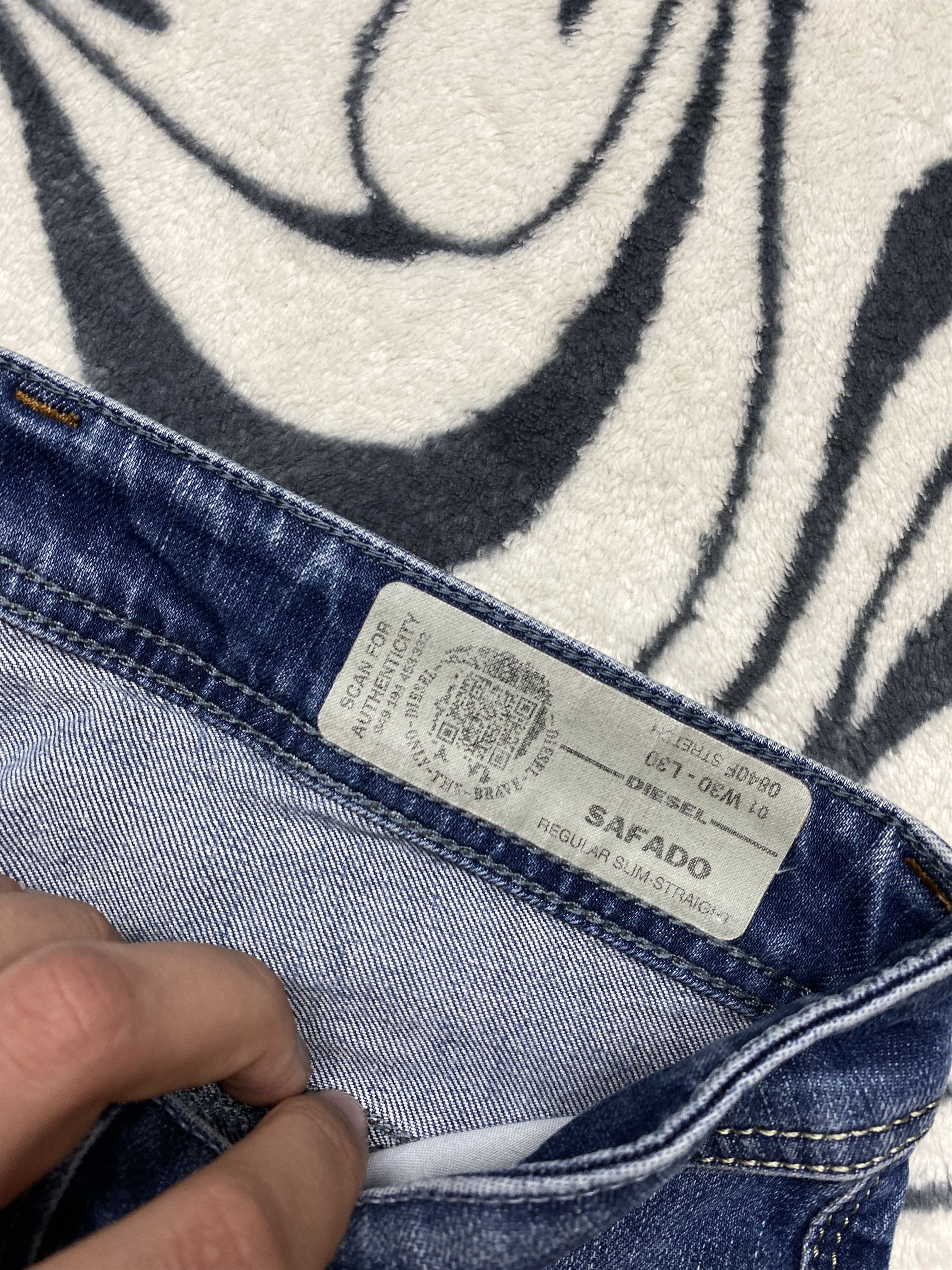Diesel Diesel Safado Vintage Mens Denim Pants Jeans Y2K Size US 30 / EU 46 - 6 Thumbnail