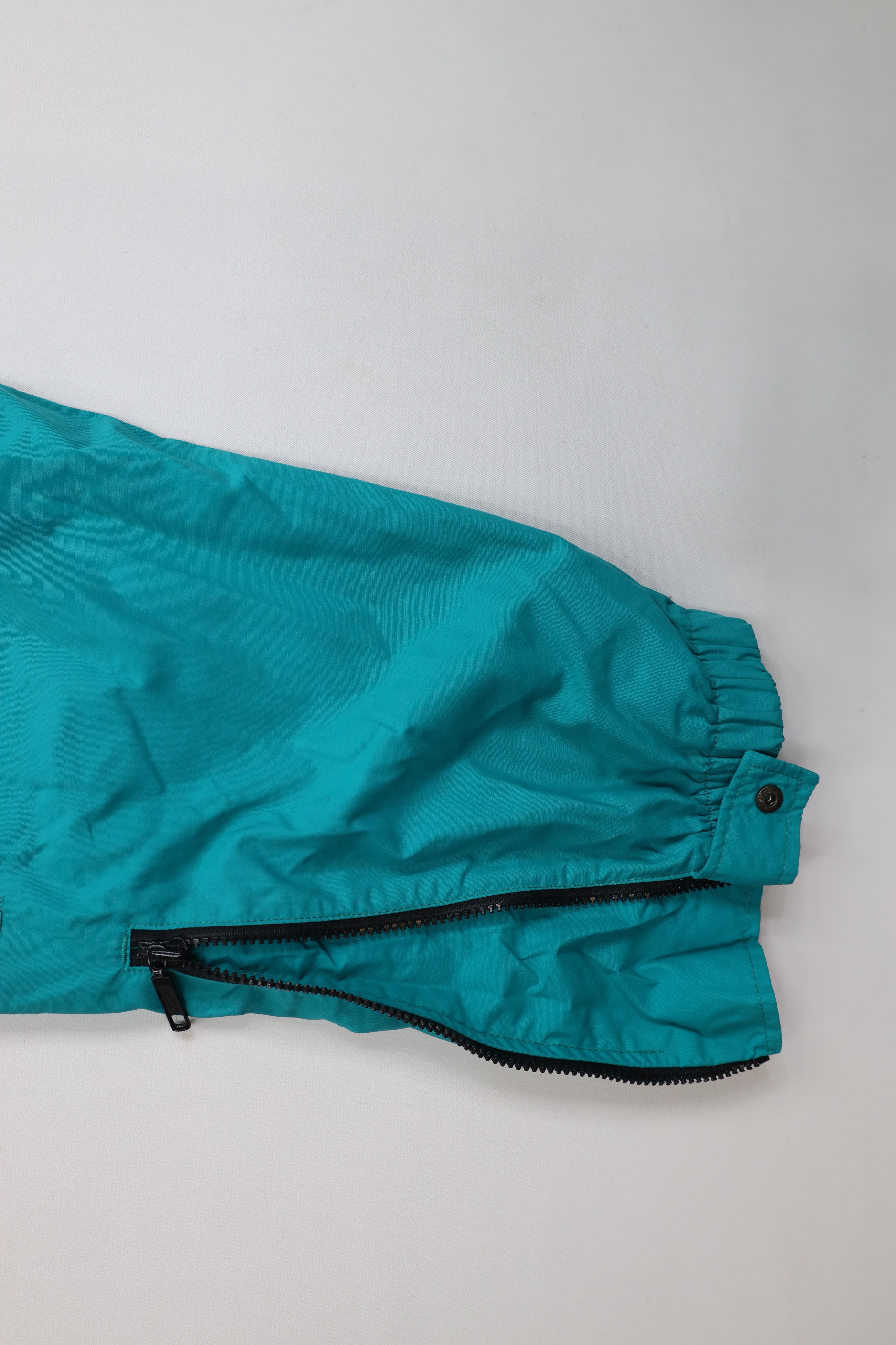 Eddie Bauer × Vintage Vintage 90s Eddie Bauer Waterproof Rain Jogger Pants Teal Size US 32 / EU 48 - 6 Thumbnail