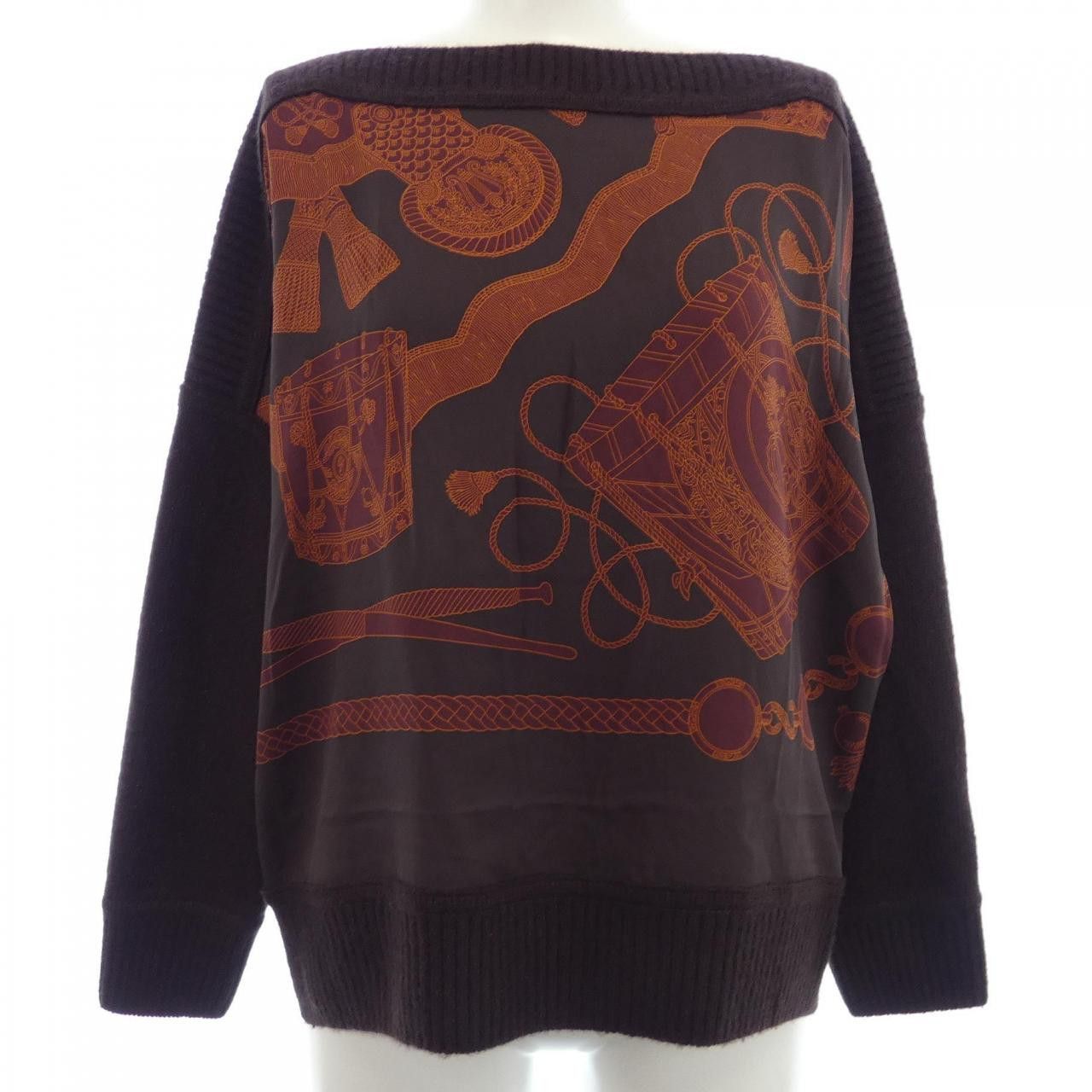 Hermes Hermes Twill Reine Cashmere Knit Others Tops DUTY FREE for USA