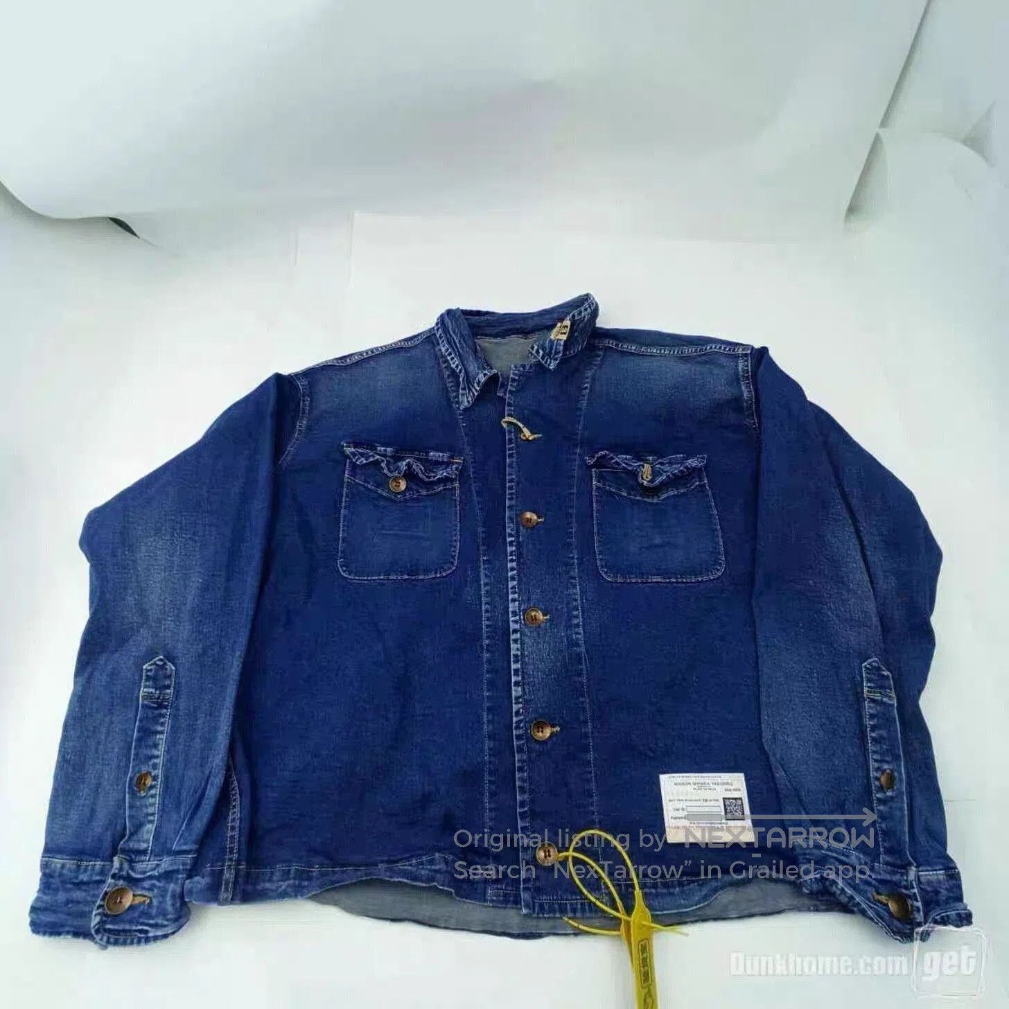 Maison MIHARA YASUHIRO Mihara Yasuhiro Men's Denim Jacket. Size US S / EU 44-46 / 1 - 3 Thumbnail