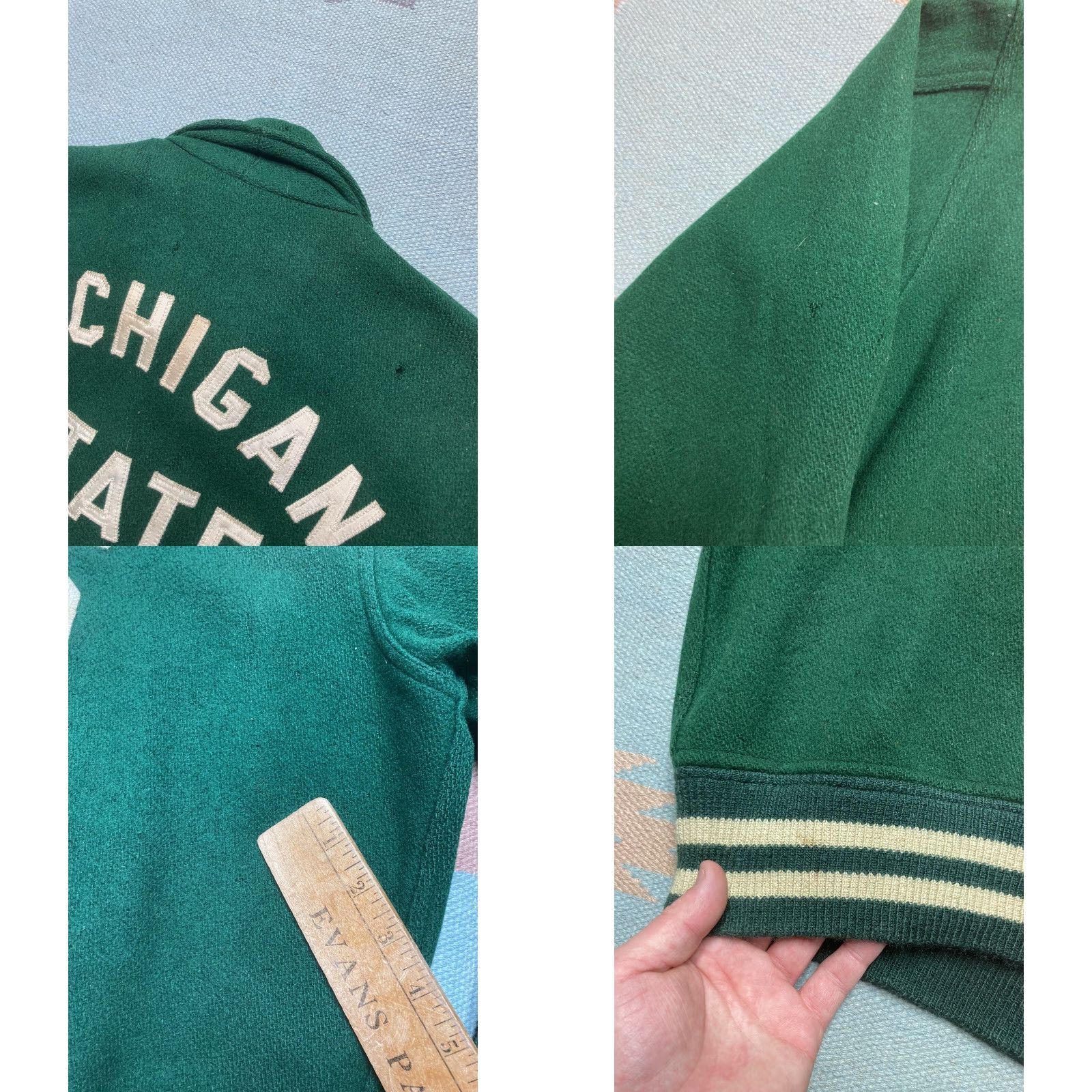 Vintage VINTAGE Michigan State University MSU band jacket Wool varsity Large 1950s 60s Men’s Womens Girls Boys Size US L / EU 52-54 / 3 - 9 Thumbnail