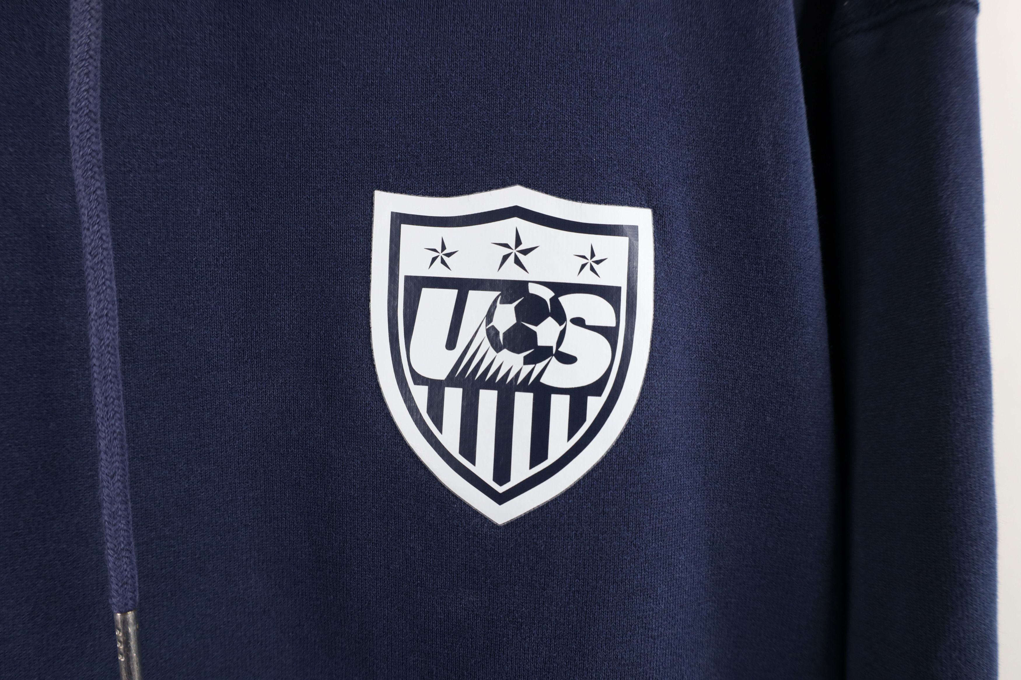 Nike Vintage Nike Scott Mini Swoosh Team USA Soccer Hoodie Blue Size US XXL / EU 58 / 5 - 4 Thumbnail