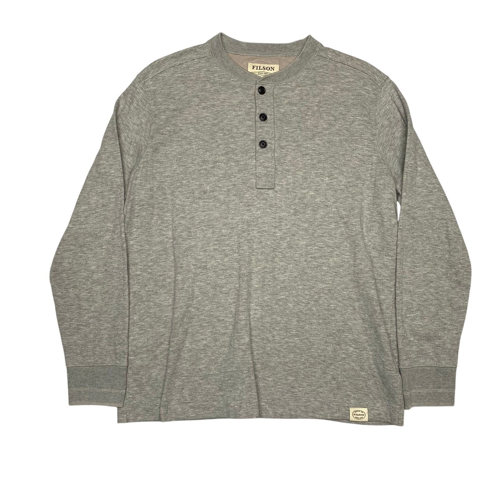 Filson Filson Double Layer Henley Heather Gray Shirt Men's Large Size US L / EU 52-54 / 3 - 1 Thumbnail