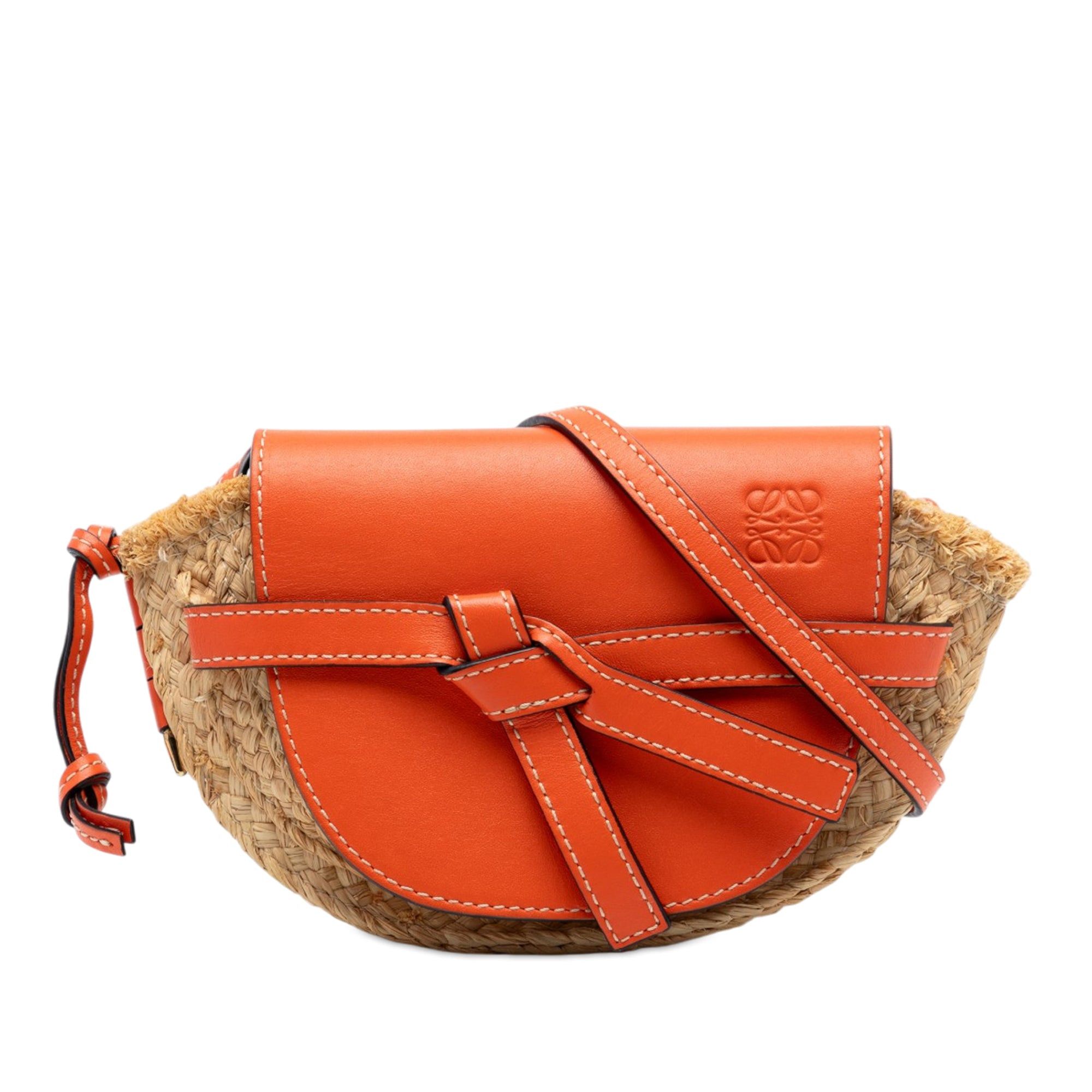 Loewe Mini Raffia Gate Crossbody Size ONE SIZE - 1 Thumbnail