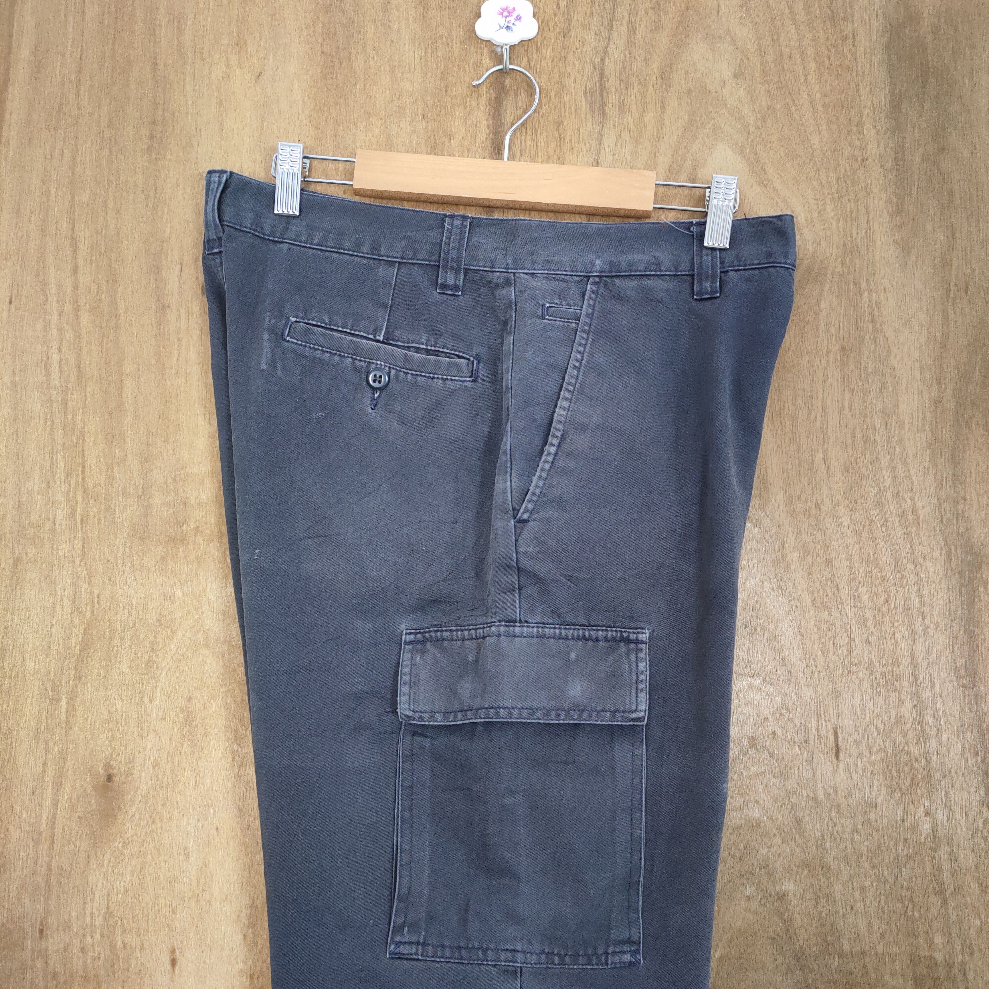 Eddie Bauer × Japanese Brand W30x30 VINTAGE EDDIE BAUER FADED BLUE CARGO PANTS Size US 30 / EU 46 - 12 Thumbnail