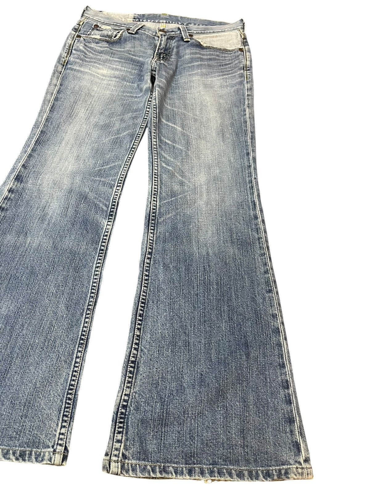 LVC × Levi's × Levi's Vintage Clothing Vintage Levi’s 927 Flare Bootcut Faded Denim Size US 32 / EU 48 - 4 Thumbnail
