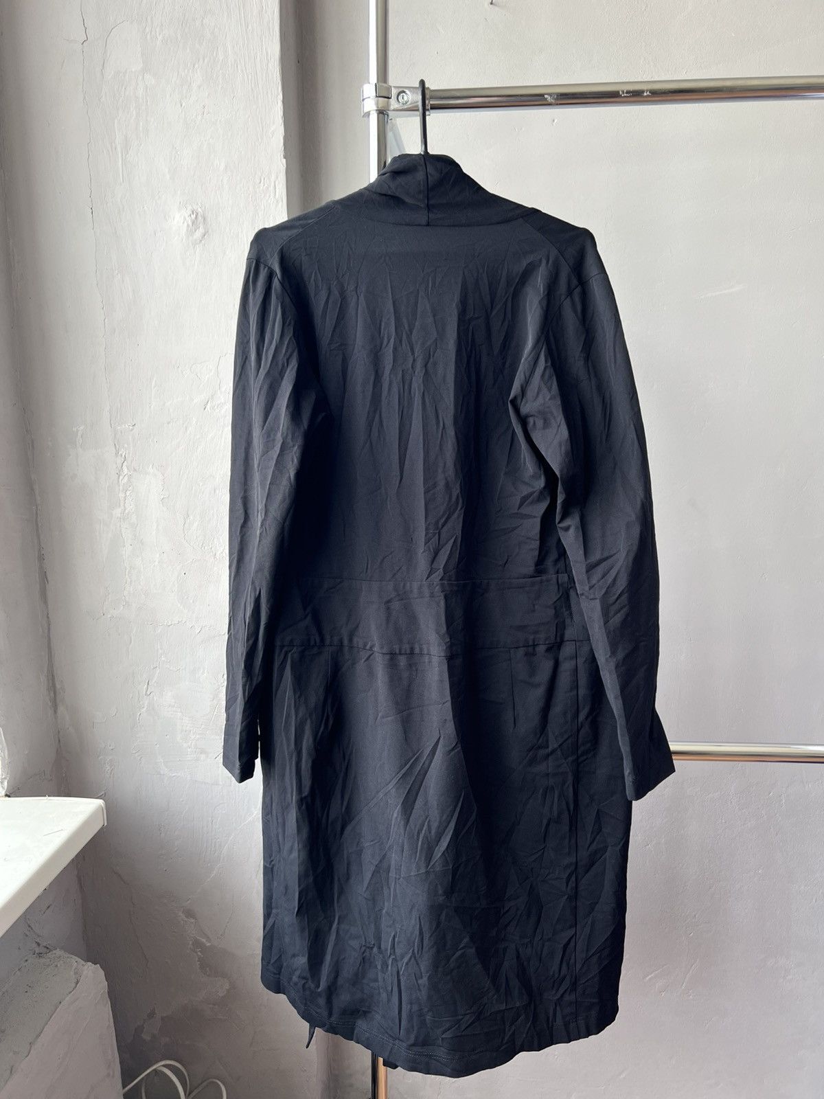 Other KATHARINA HOVMAN BLACK OPEN FRONT TIE CARDIGAN DUSTER JACKET Size XL / US 12-14 / IT 48-50 - 11 Thumbnail