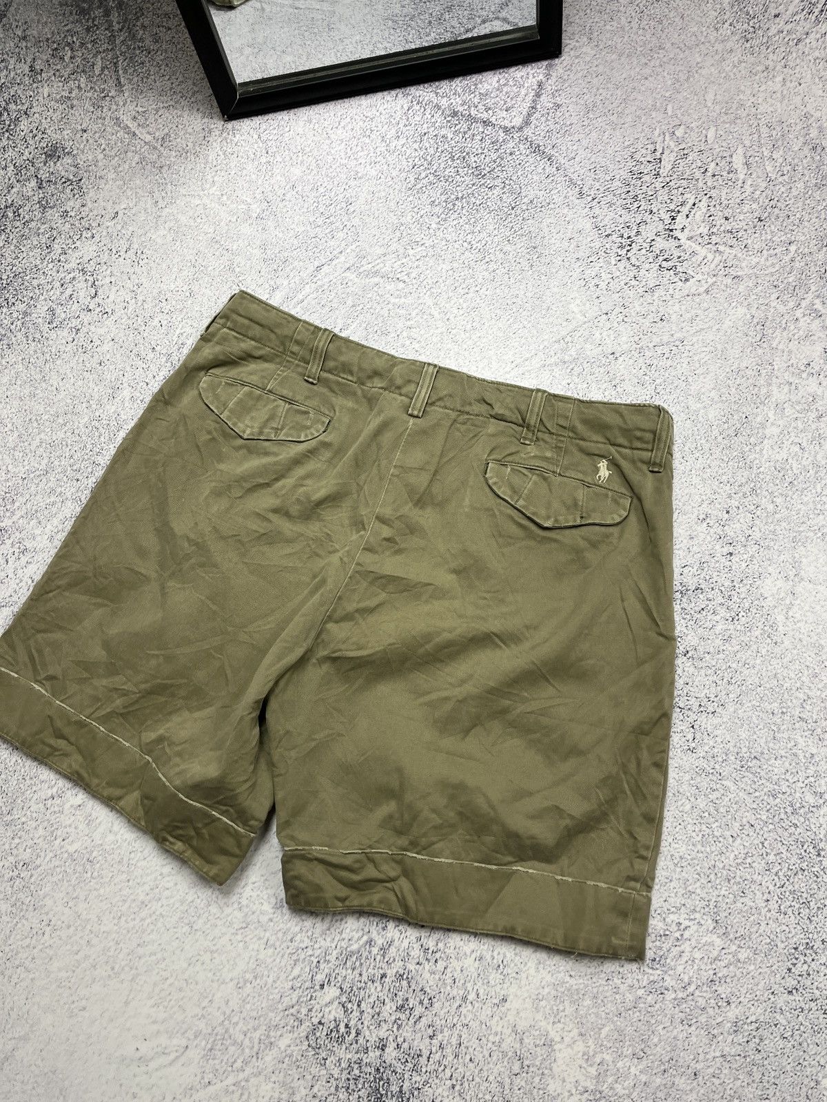 Polo Ralph Lauren Vintage Polo Ralph Lauren Military Cargo Shorts Baggy Y2k Size US 36 / EU 52 - 2 Thumbnail