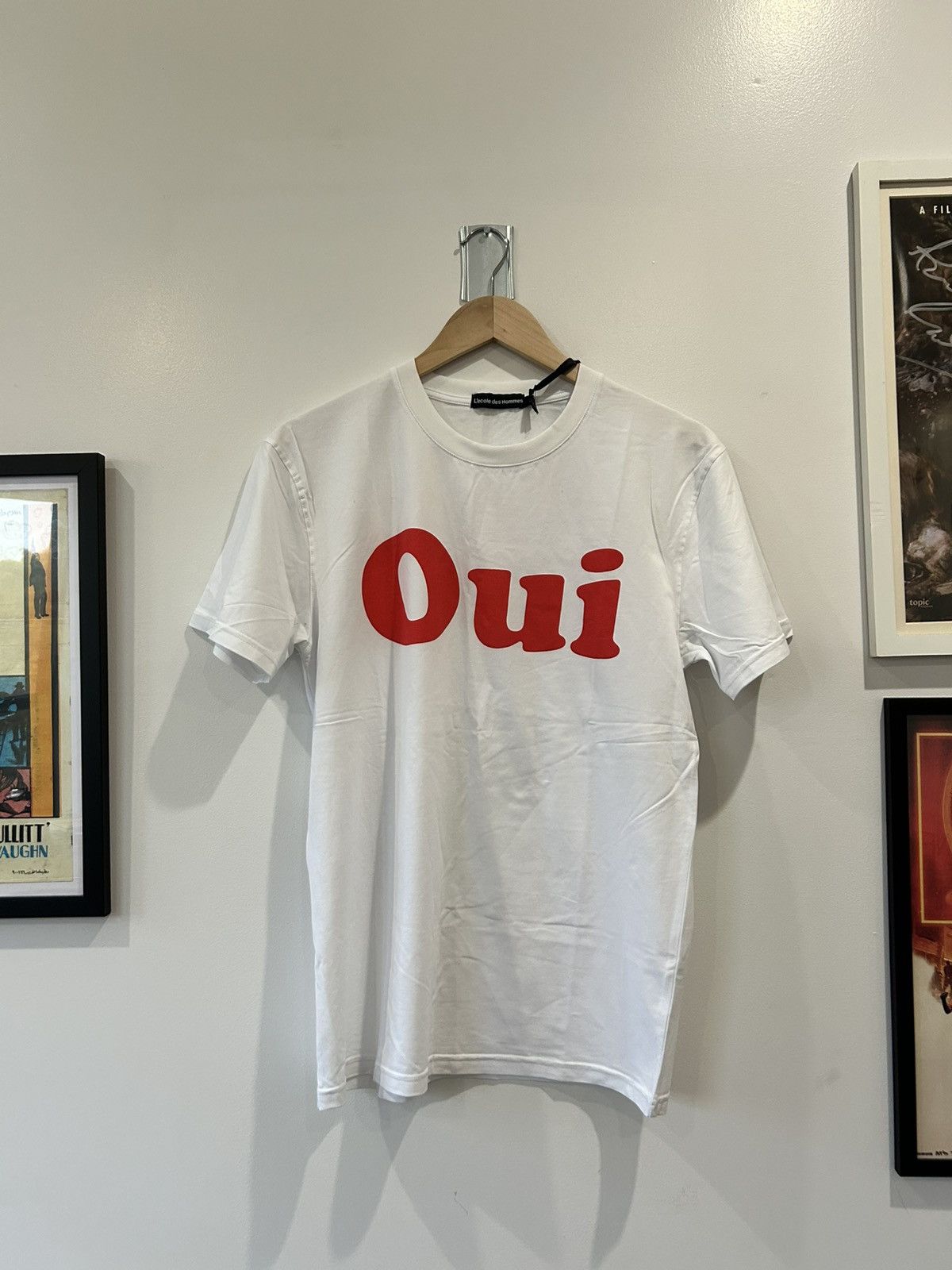 Other L’Ecole De Femmes Men’s Oui-Non White Tee Size US S / EU 44-46 / 1 - 1 Thumbnail