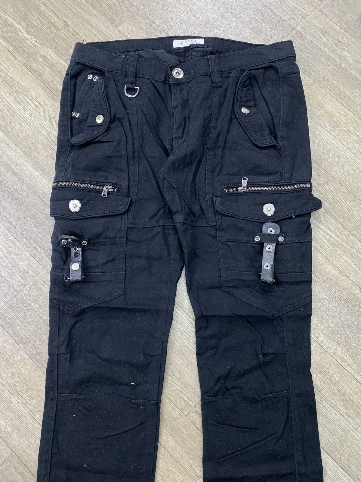 If Six Was Nine 2000s Growth by In The Attic 3D Bondage Punk Lgb Pants Y2K Size US 28 / EU 44 - 4 Thumbnail
