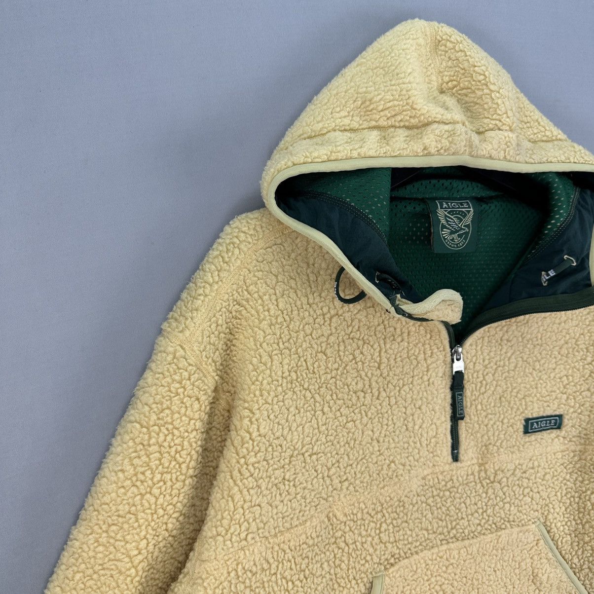 Aigle Vintage Aigle Polartec Sherpa Anorak Pullover Jacket Hoodie Size US M / EU 48-50 / 2 - 2 Thumbnail
