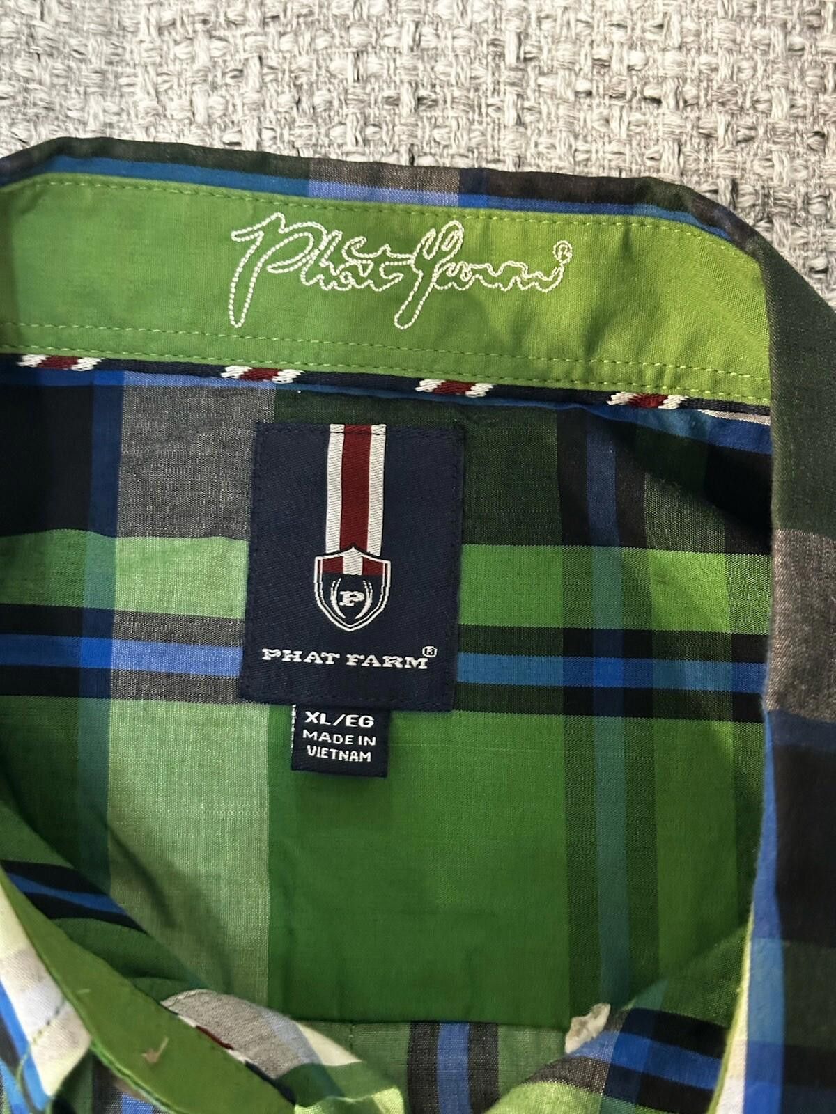 Phat Farm Y2K PHAT FARM PLAID LONG SLEEVE Size US XL / EU 56 / 4 - 5 Thumbnail