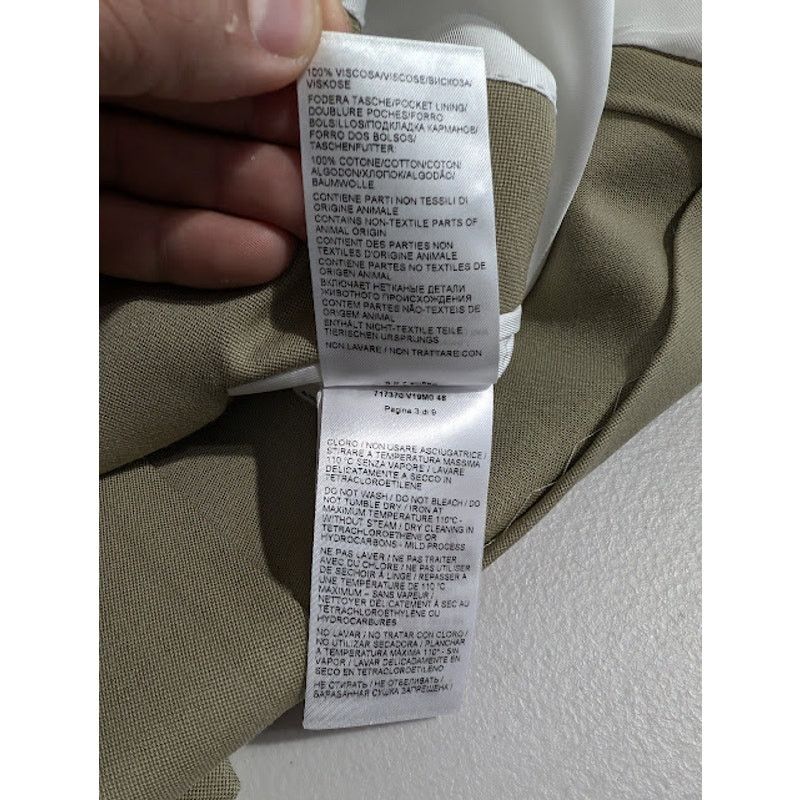 Bottega Veneta o1rshd1 Grain De Poudre Stretcs Jacket in Travertine Size US M / EU 48-50 / 2 - 20 Thumbnail