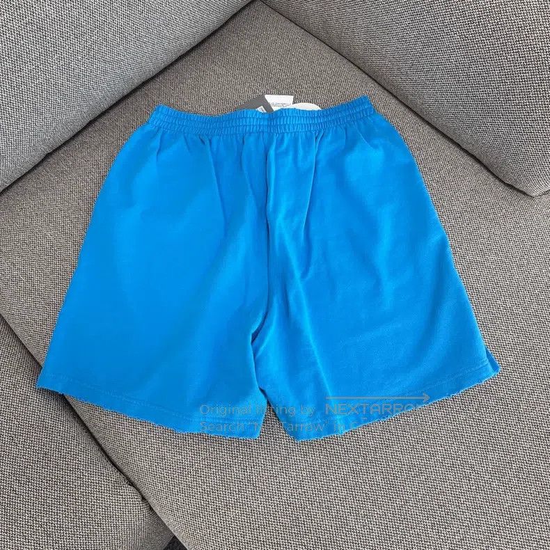 Balenciaga Balenciaga size S Blue Coke print shorts Size US 27 - 2 Thumbnail