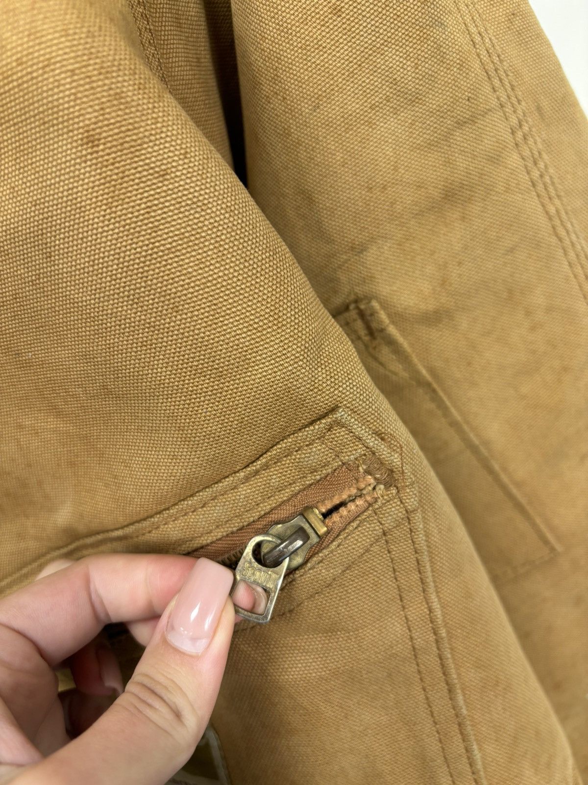 Carhartt Vintage 90s Carhartt Y2K Work Hype Cropped Detroit Jacket Size US L / EU 52-54 / 3 - 12 Thumbnail