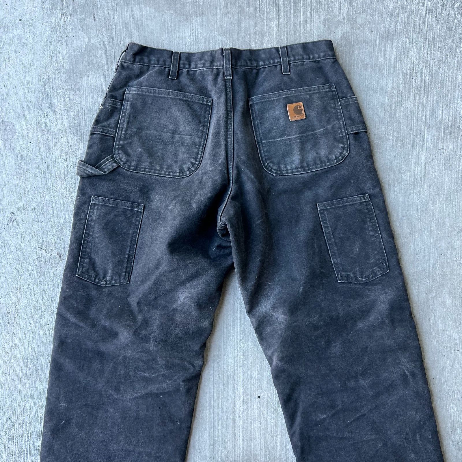 Carhartt × Vintage Carhartt black insulated double knee work carpenter pants Size US 34 / EU 50 - 5 Thumbnail