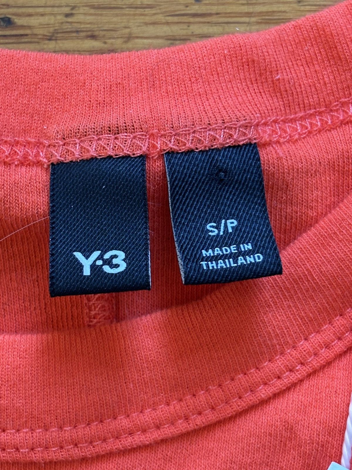 Y-3 Y-3 fitted orange women's t-shirt, S/P, new, 100% cotton Size S / US 4 / IT 40 - 5 Thumbnail