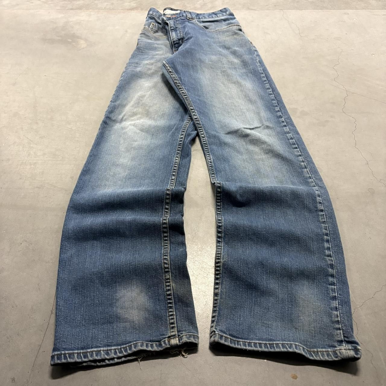 Vintage Crazy Vintage Y2K/2000s Tall Grunge Medium Blue Wash Streetwear Denim Jeans! Size US 34 / EU 50 - 1 Thumbnail