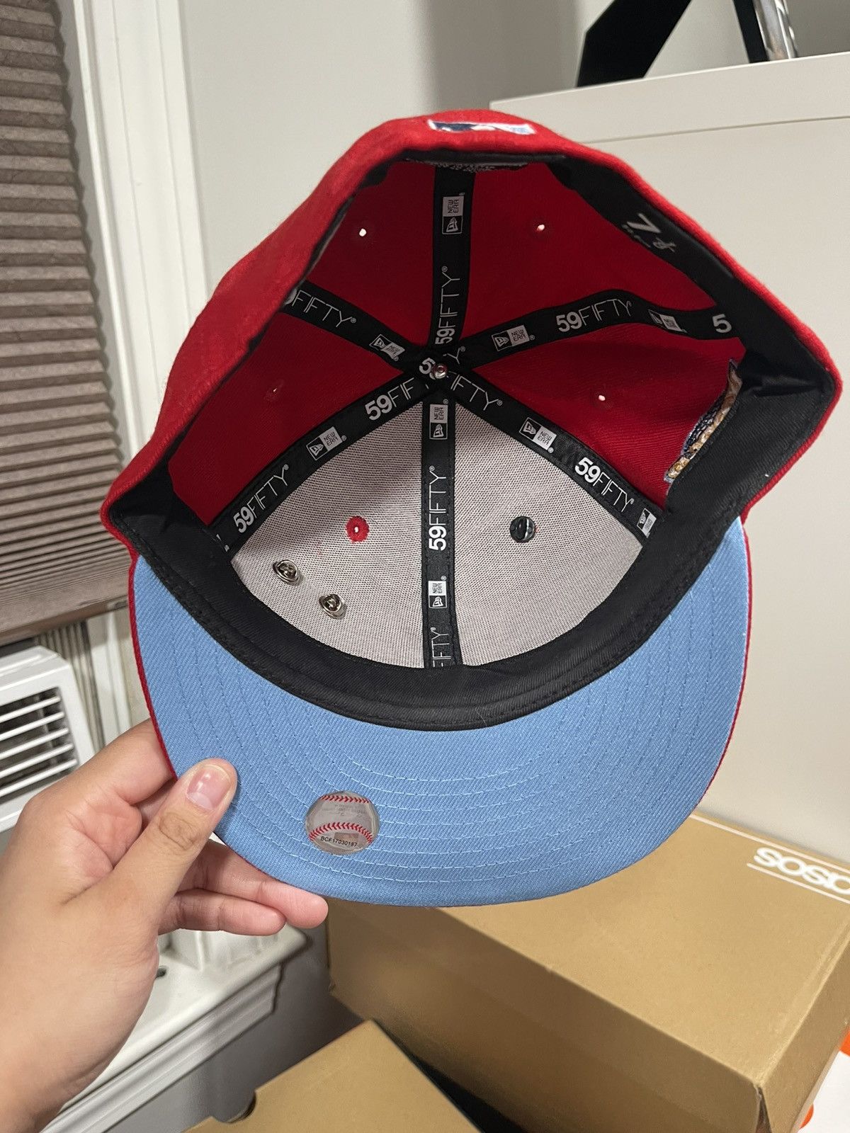 Hat Club Hat Club ‘Icey Blue UV’ New York Yankees Fitted Size 7 1/8 Size ONE SIZE - 3 Thumbnail