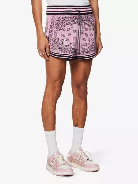 Amiri o1y0525 Short in Pink/Black Size US 34 / EU 50 - 2 Thumbnail