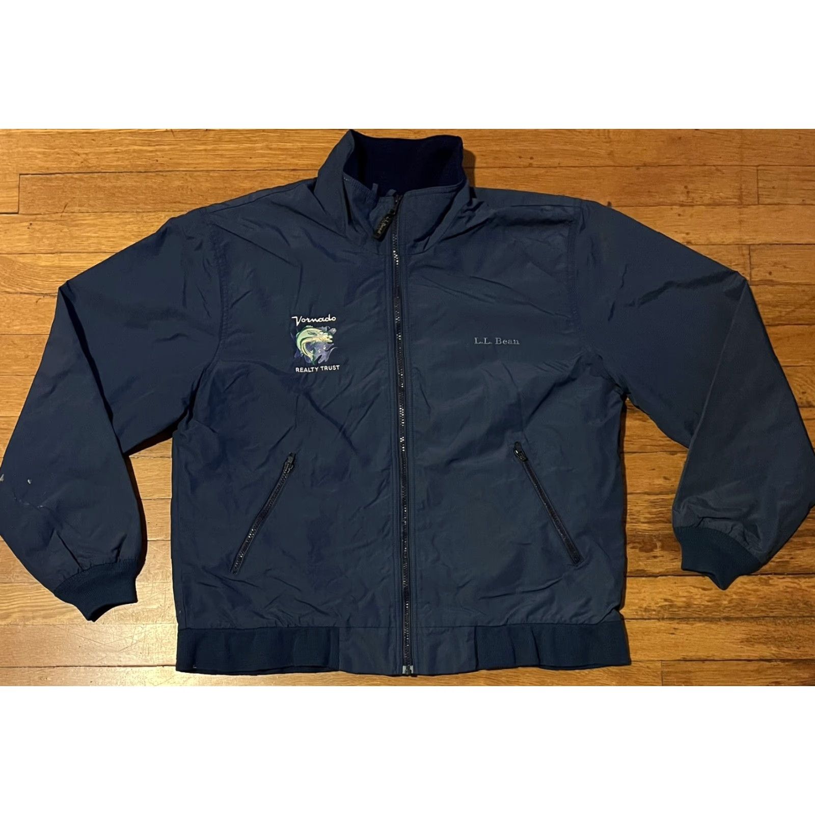 Vintage VINTAGE L.L. Bean Three Season Jacket Mens Large Blue Bomber Jacket Size US L / EU 52-54 / 3 - 2 Thumbnail