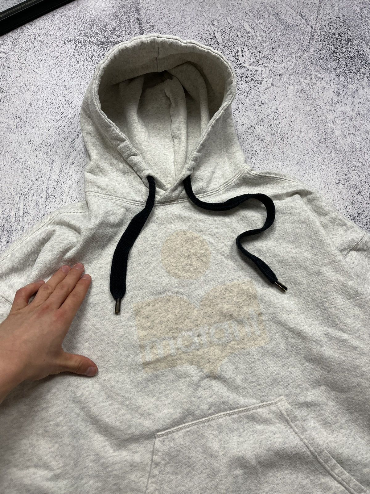 Isabel Marant Isabel Marant Big Logo Hoodie Boxy Hype Streetwear Size US M / EU 48-50 / 2 - 5 Thumbnail