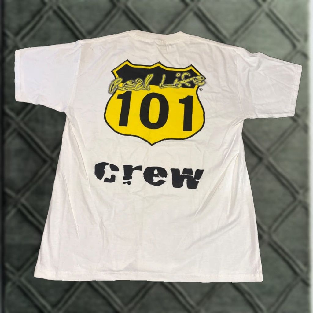 Alife VINTAGE Real Life 101 TV Show Promo Crew Employee Television White XL T-Shirt Size US XL / EU 56 / 4 - 1 Thumbnail