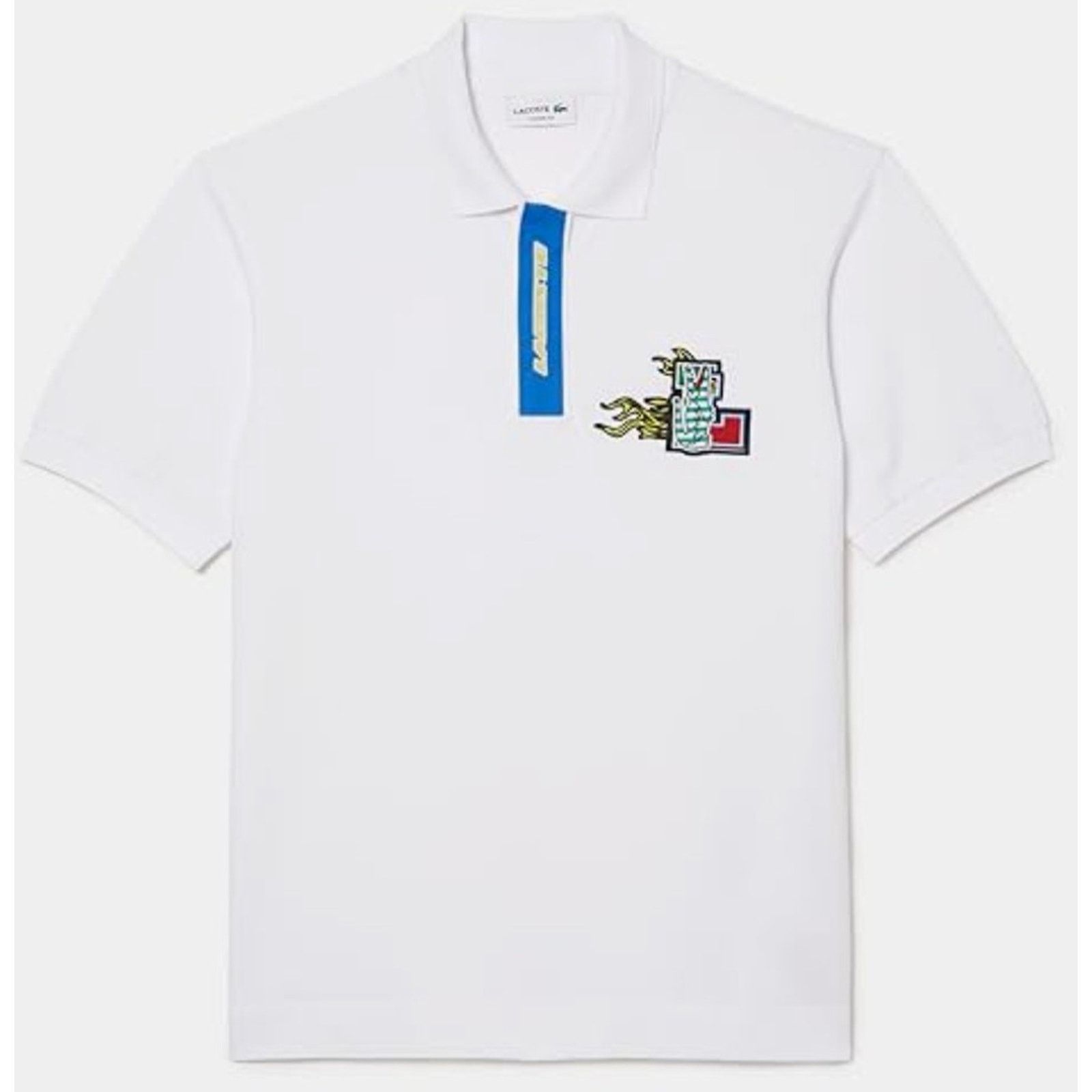 Lacoste Lacoste Men's Contrast Placket and Crocodile Badge Polo S Size US S / EU 44-46 / 1 - 3 Thumbnail