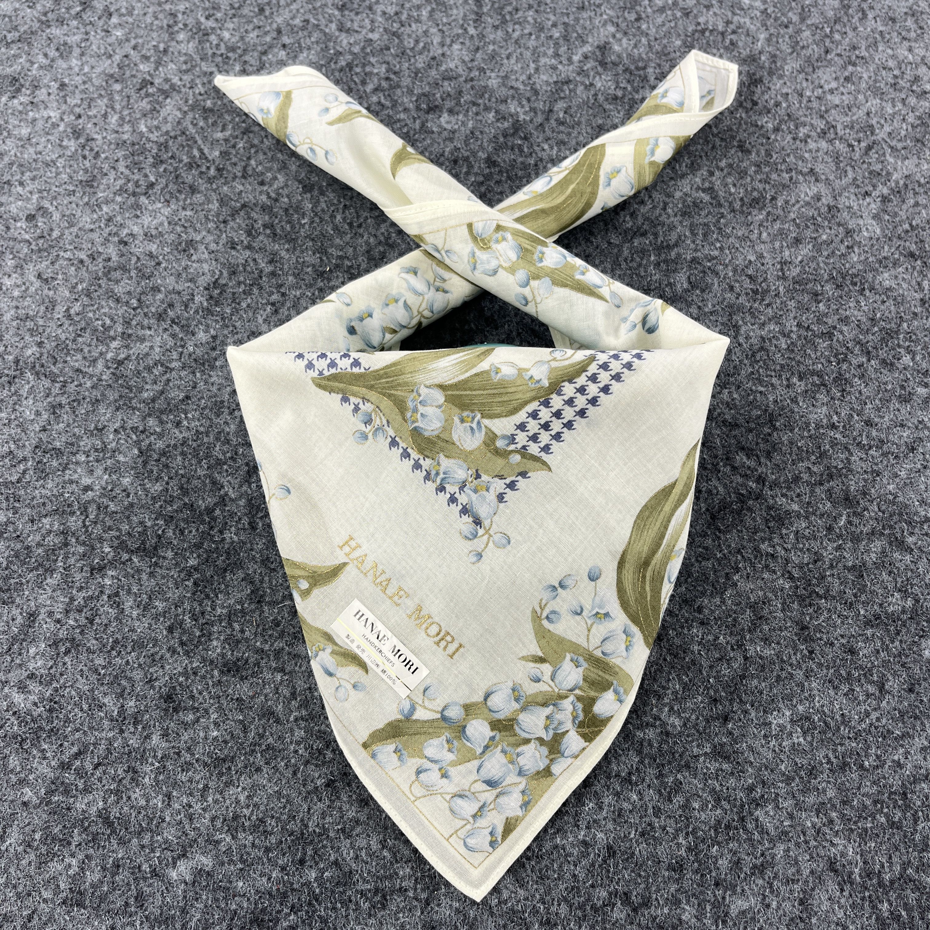 Hanae Mori × Japanese Brand Hanae Mori Bandana / Handkerchief / Neckerchief B417 Size ONE SIZE - 1 Thumbnail