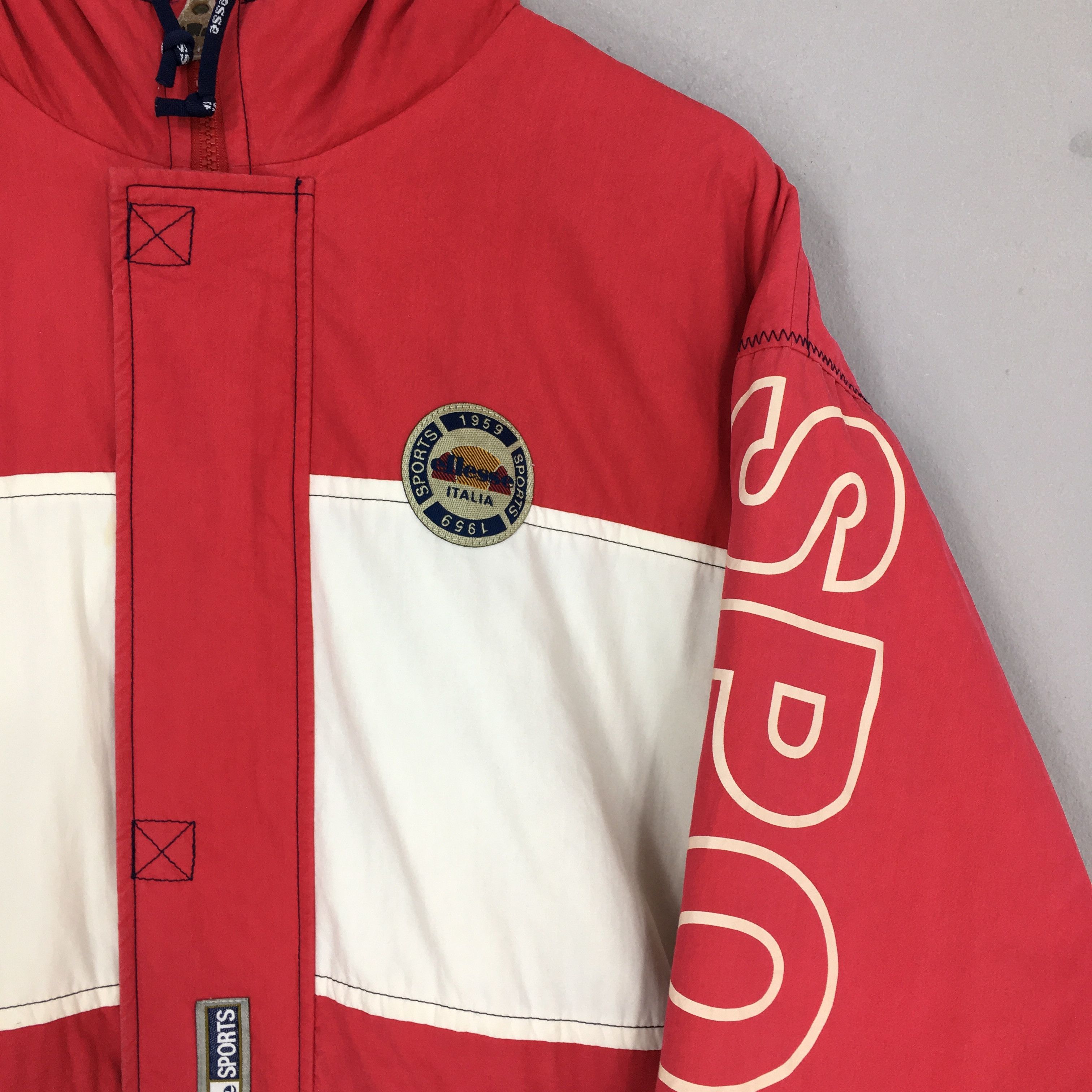 Ellesse Vintage Ellesse Ski Wear Hoodie Jacket Medium Size US M / EU 48-50 / 2 - 2 Thumbnail