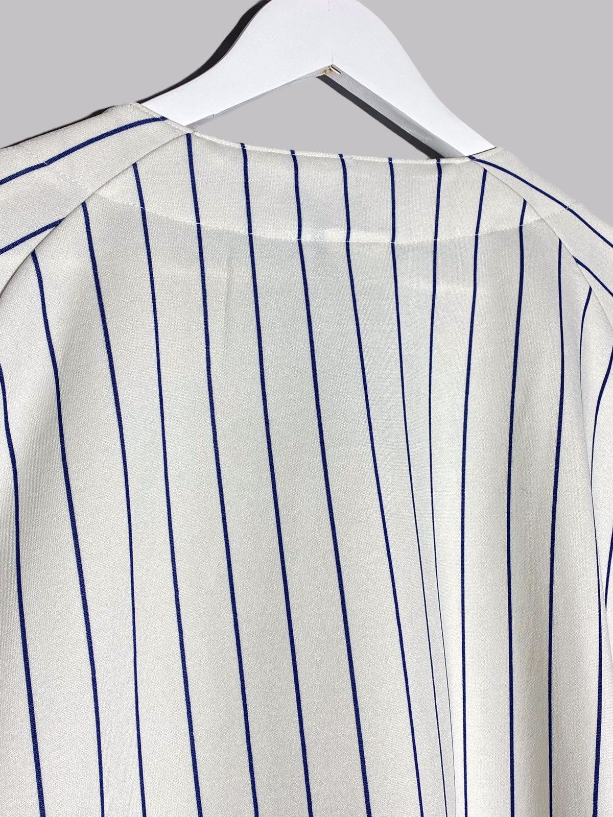 MLB × New York Yankees × Vintage Vintage New Tork Yankees Baseball Jersey Stripped Button Up Size US XL / EU 56 / 4 - 8 Thumbnail