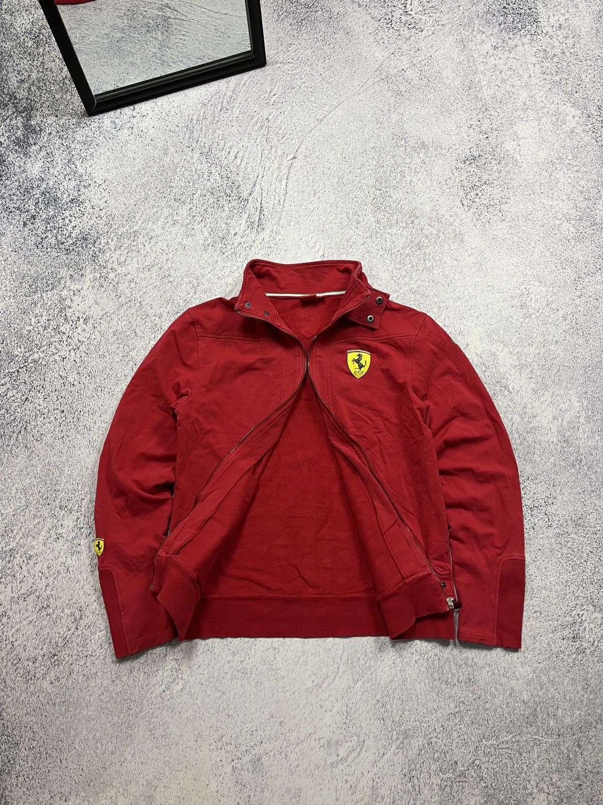 Ferrari × Vintage Vintage Ferrari Racing Jacket Track Marlboro F1 Schumacher Size M / US 6-8 / IT 42-44 - 9 Thumbnail